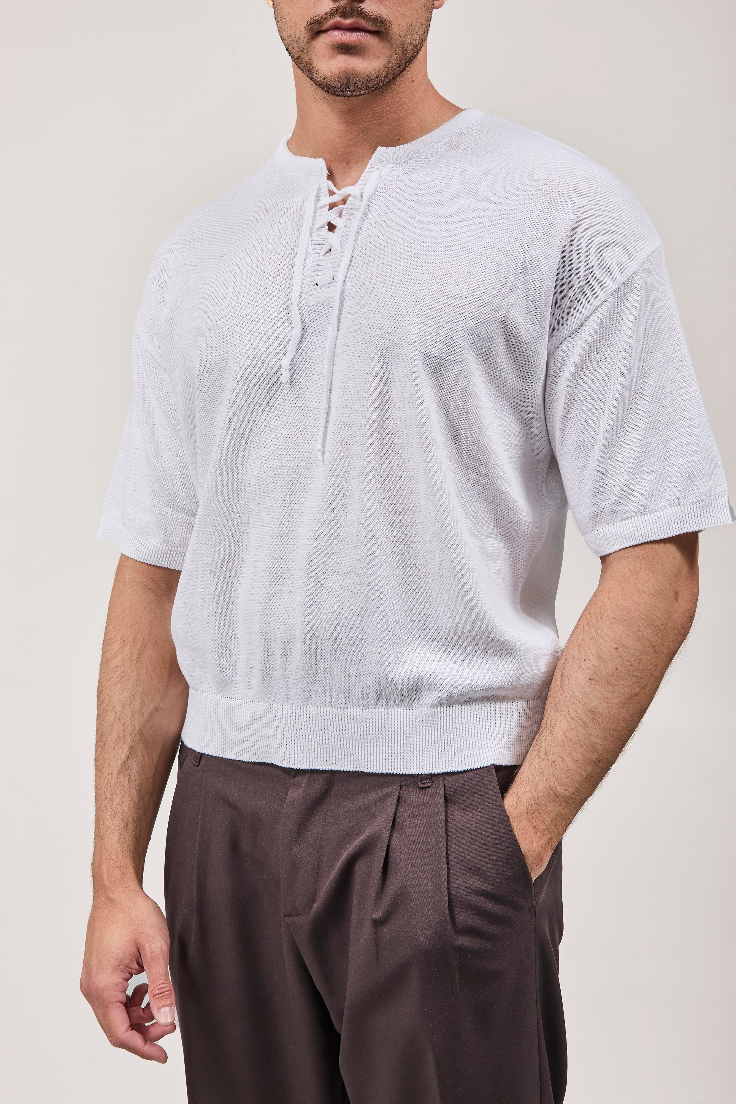 Maglia NJB Laccetto Bianca