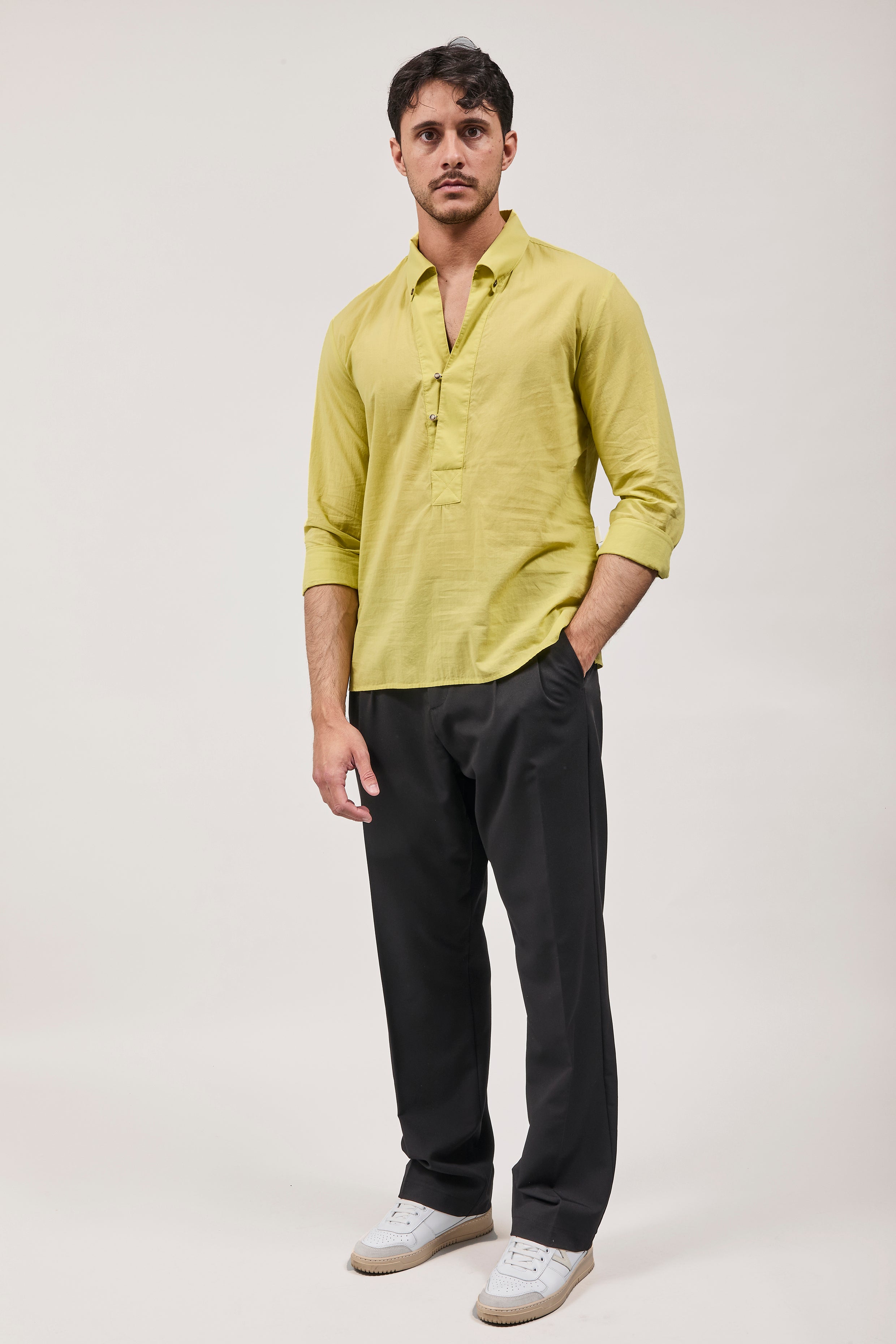 Camicia Alta Tensione Faro Lime