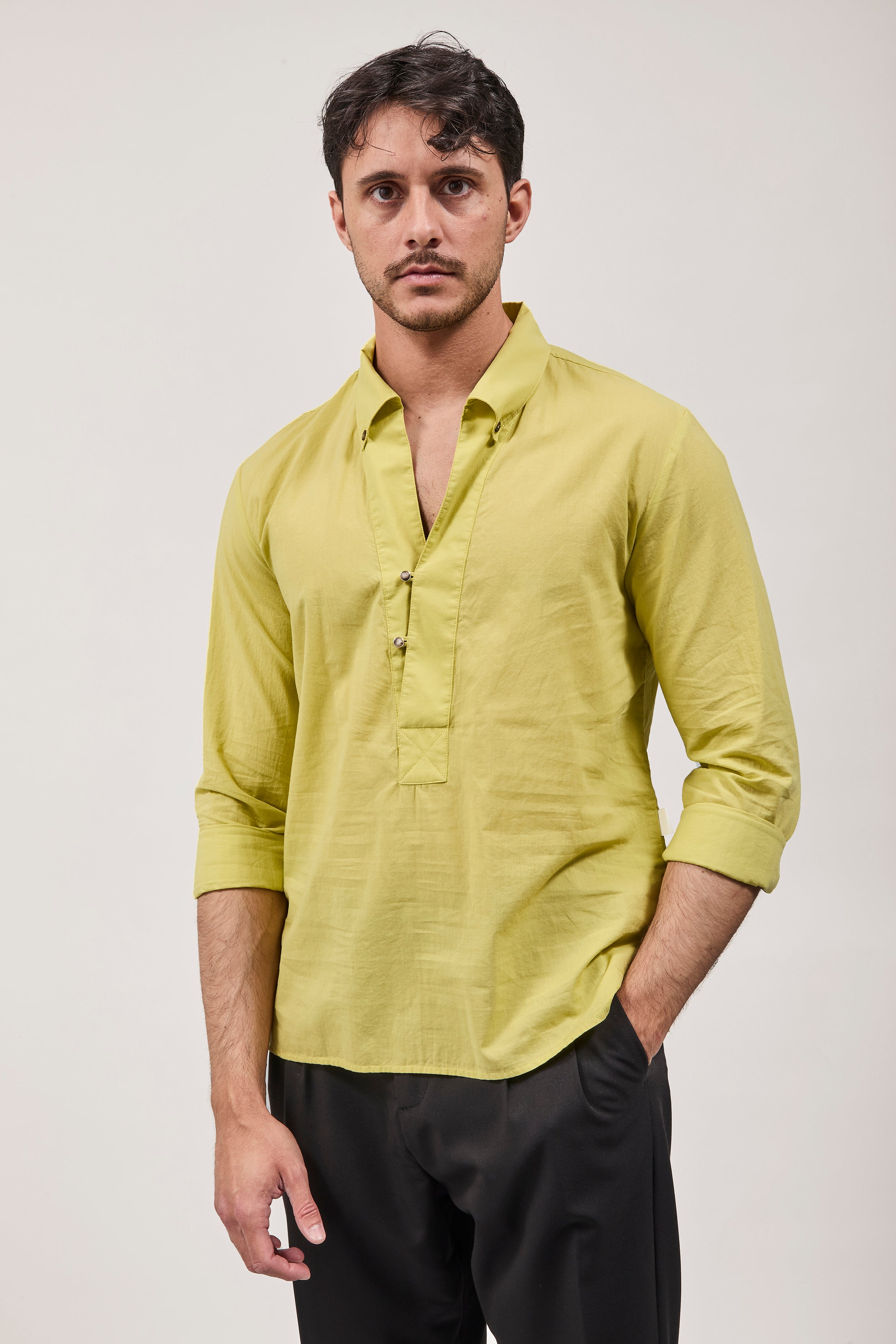 Camicia Alta Tensione Faro Lime