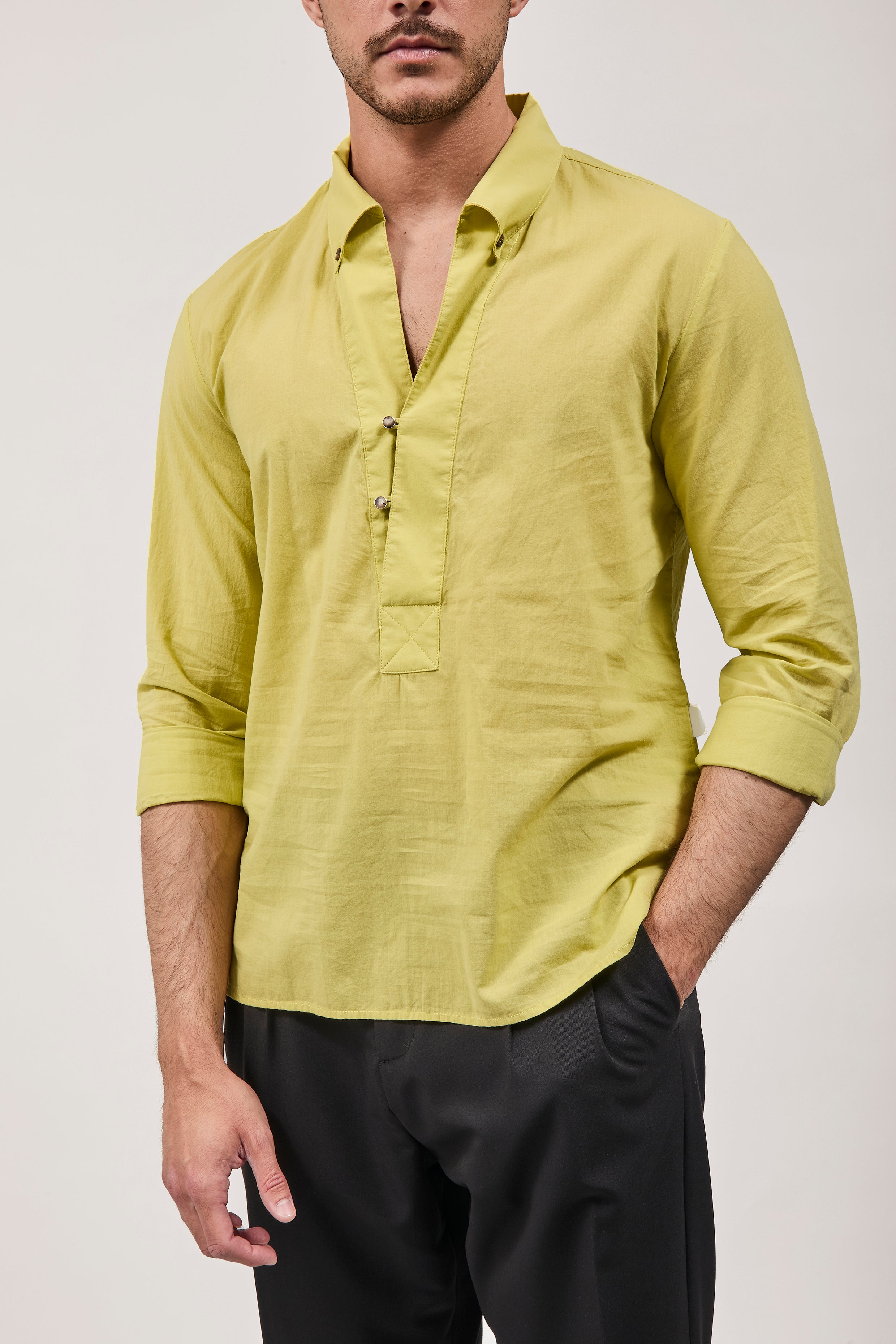 Camicia Alta Tensione Faro Lime