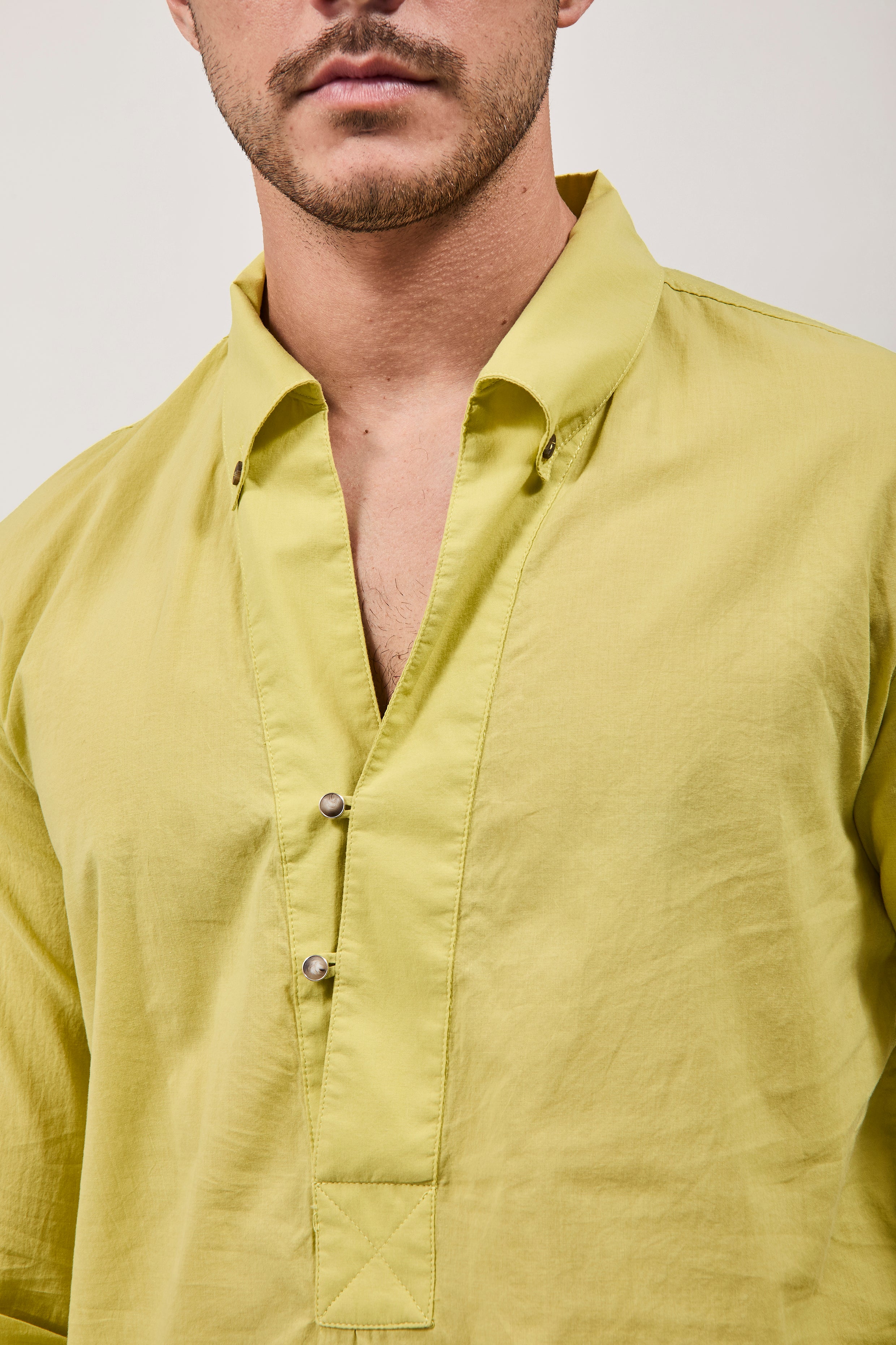 Camicia Alta Tensione Faro Lime