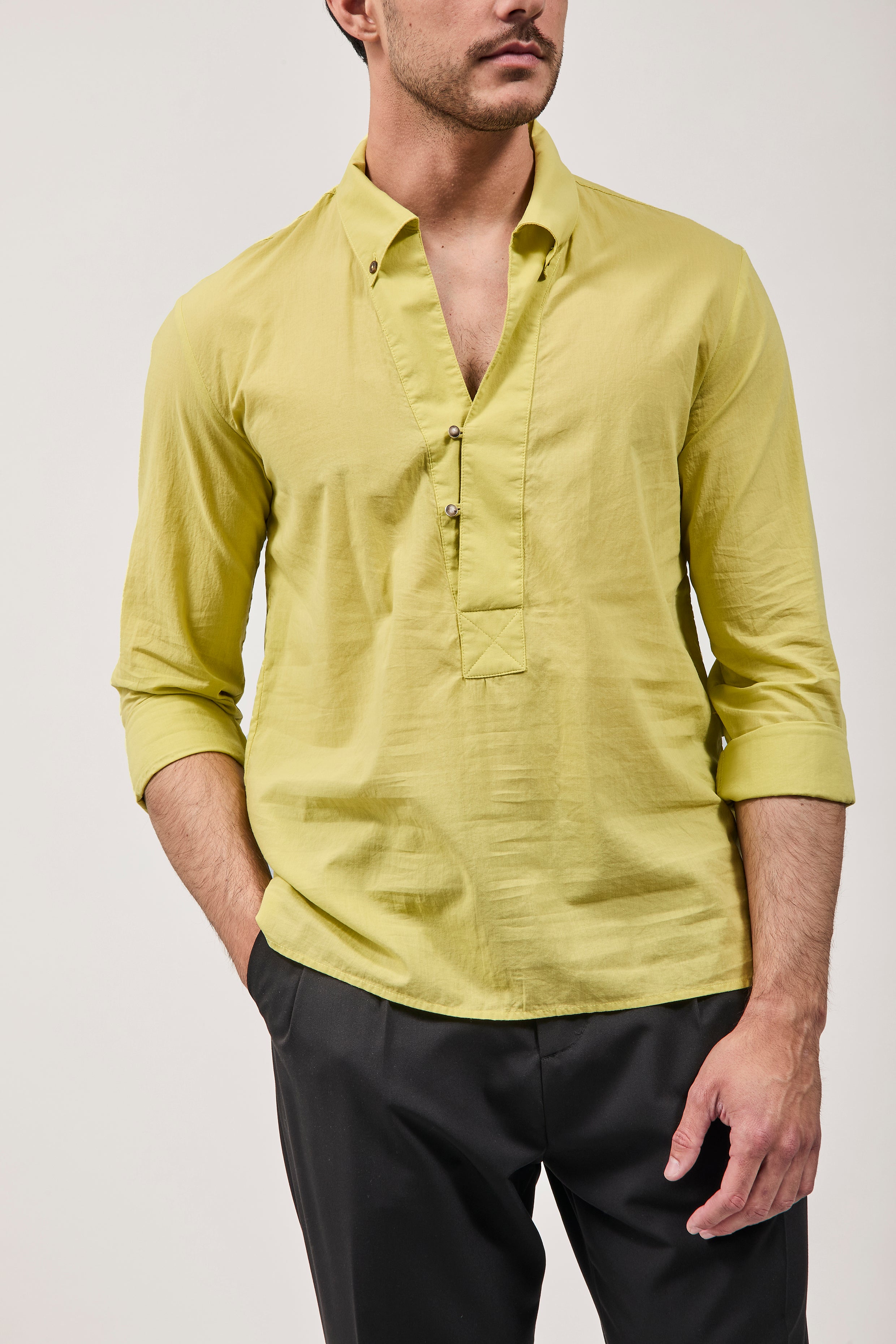 Camicia Alta Tensione Faro Lime