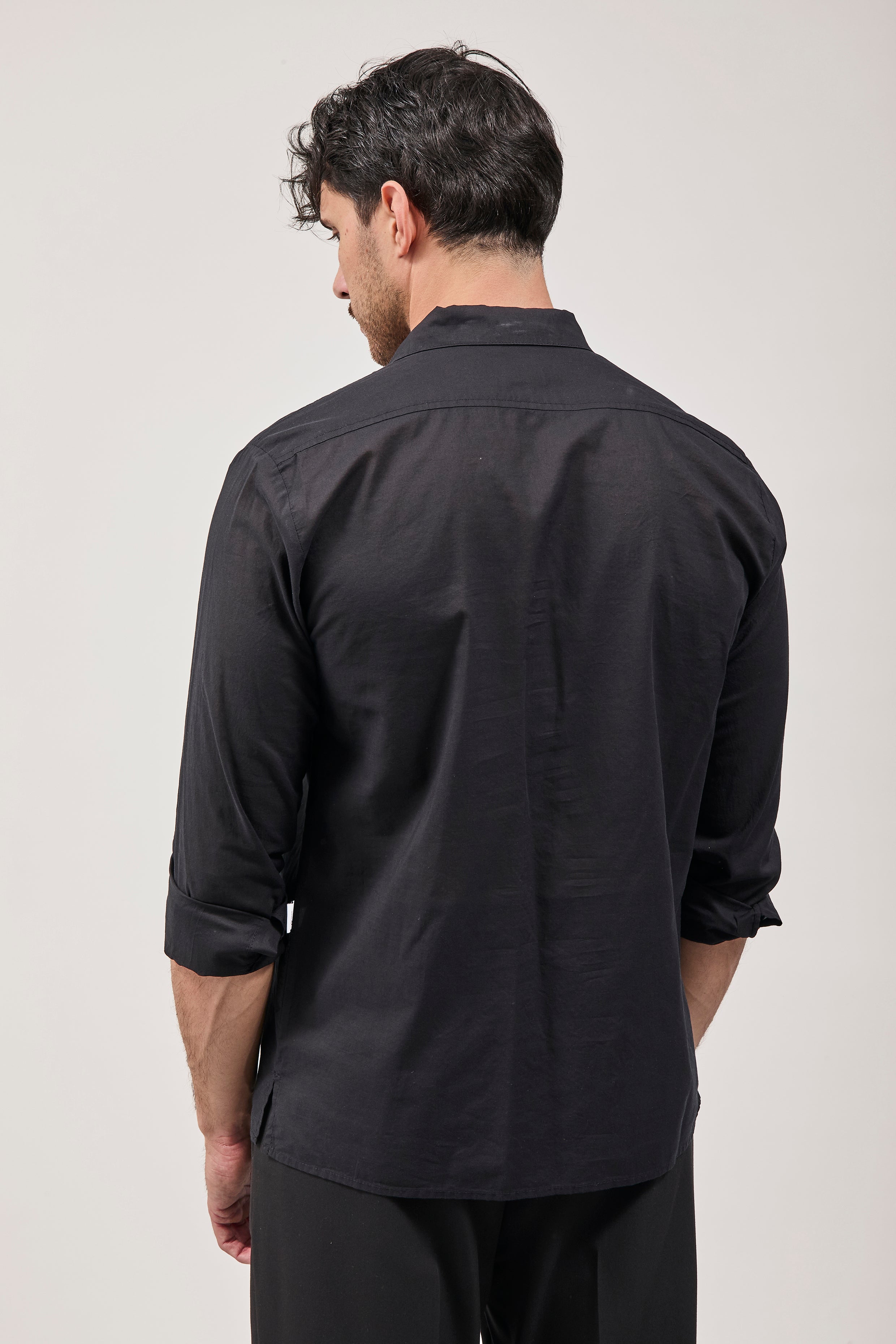 Camicia Alta Tensione Faro Nera