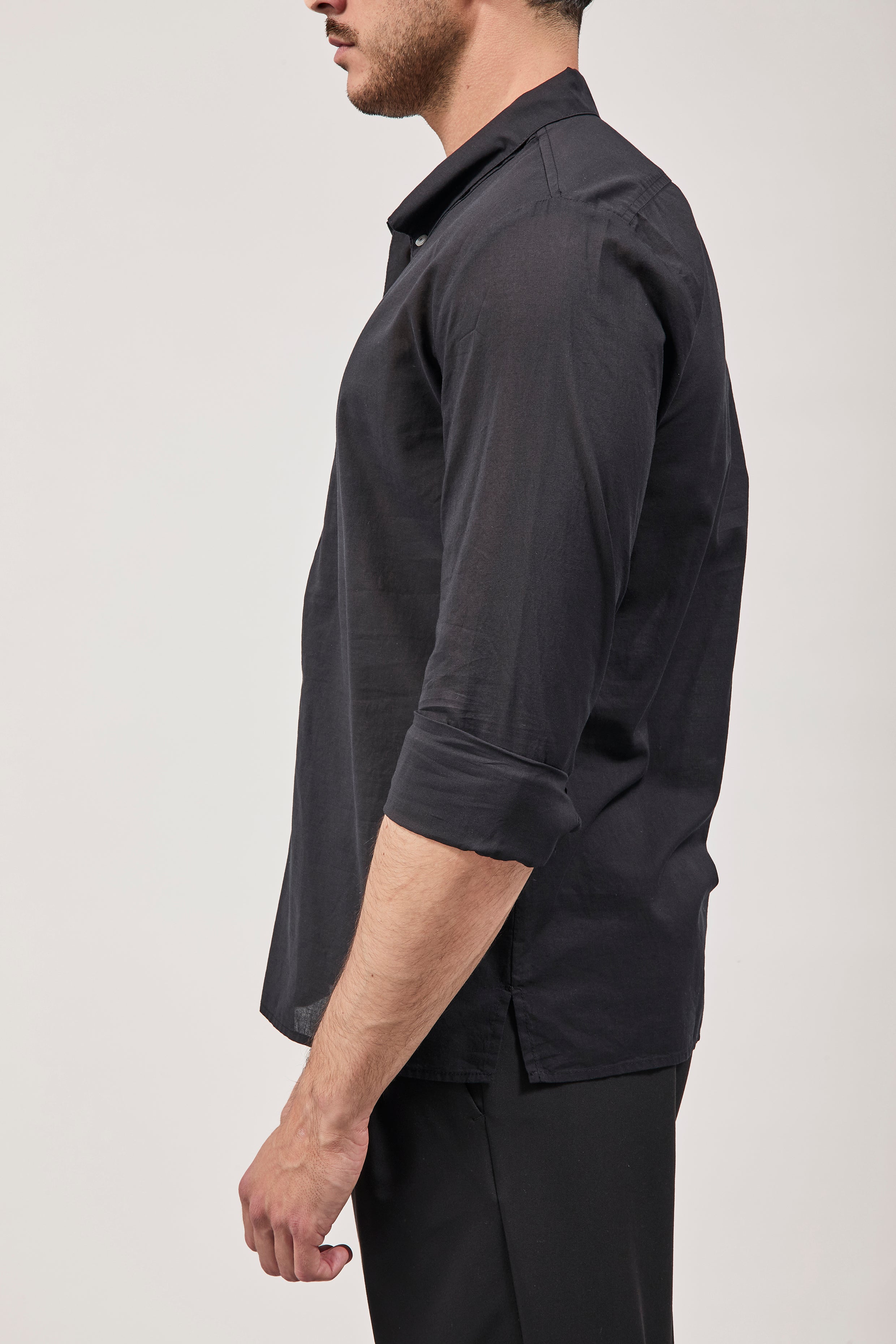 Camicia Alta Tensione Faro Nera