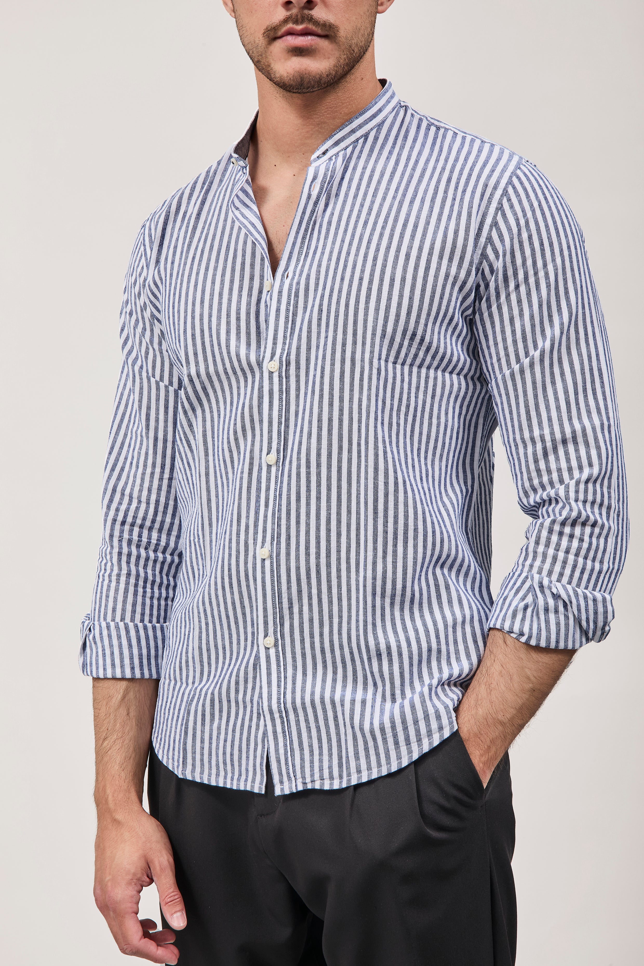 Camicia Block Eleven Lincot Blu