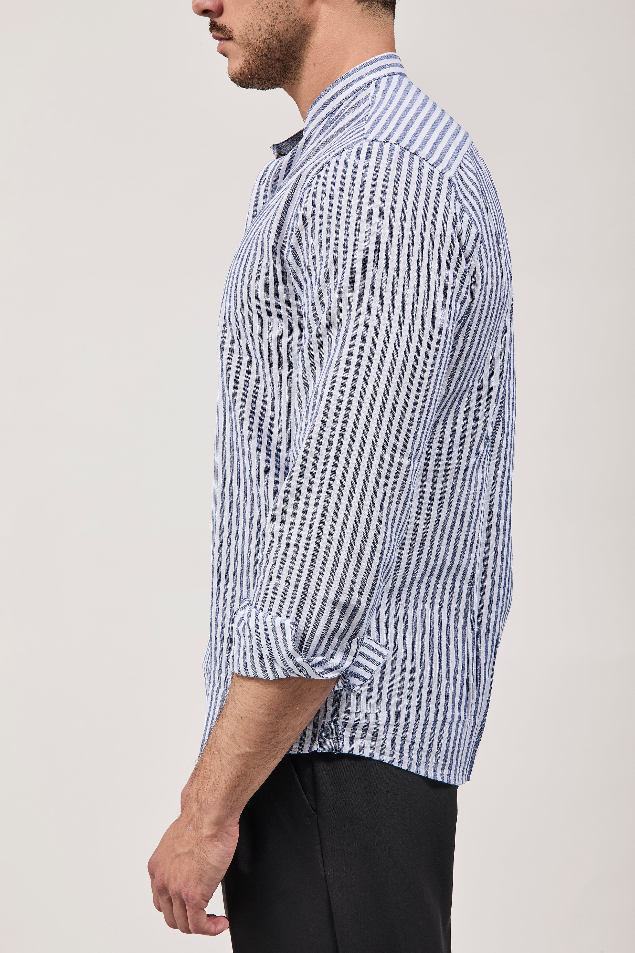 Camicia Block Eleven Lincot Blu