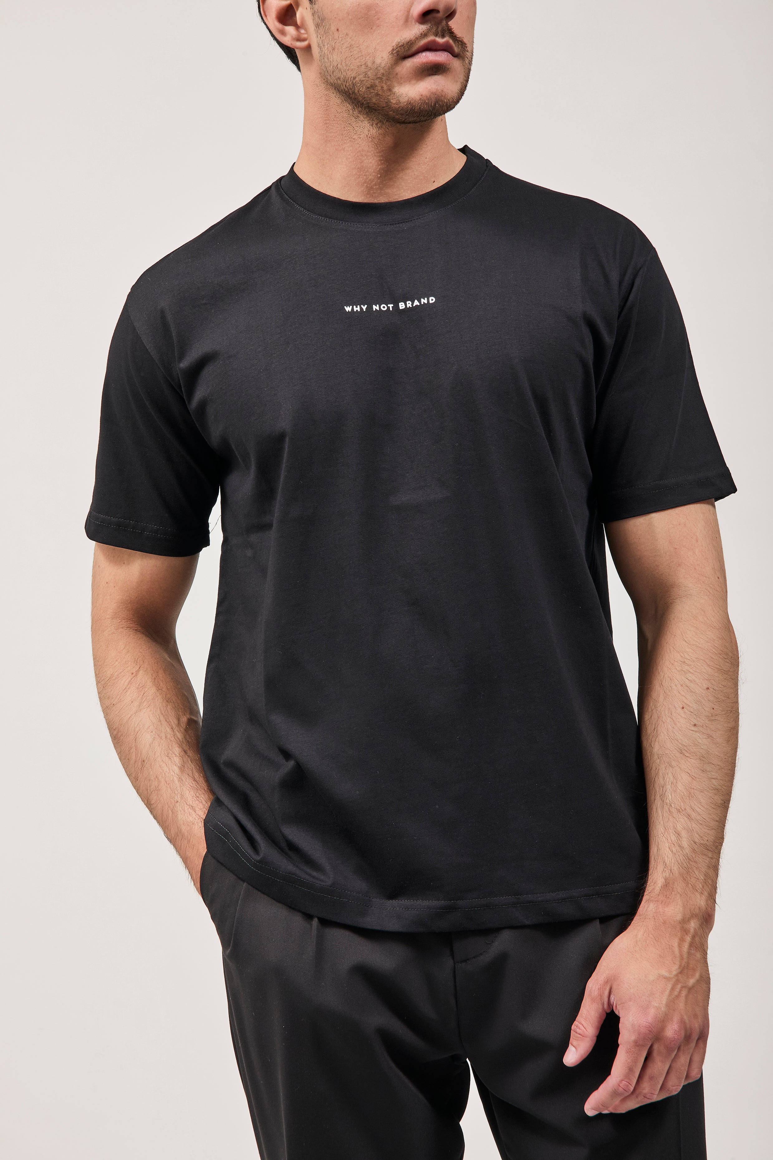 T-shirt Why Not Brand Small logo Nera