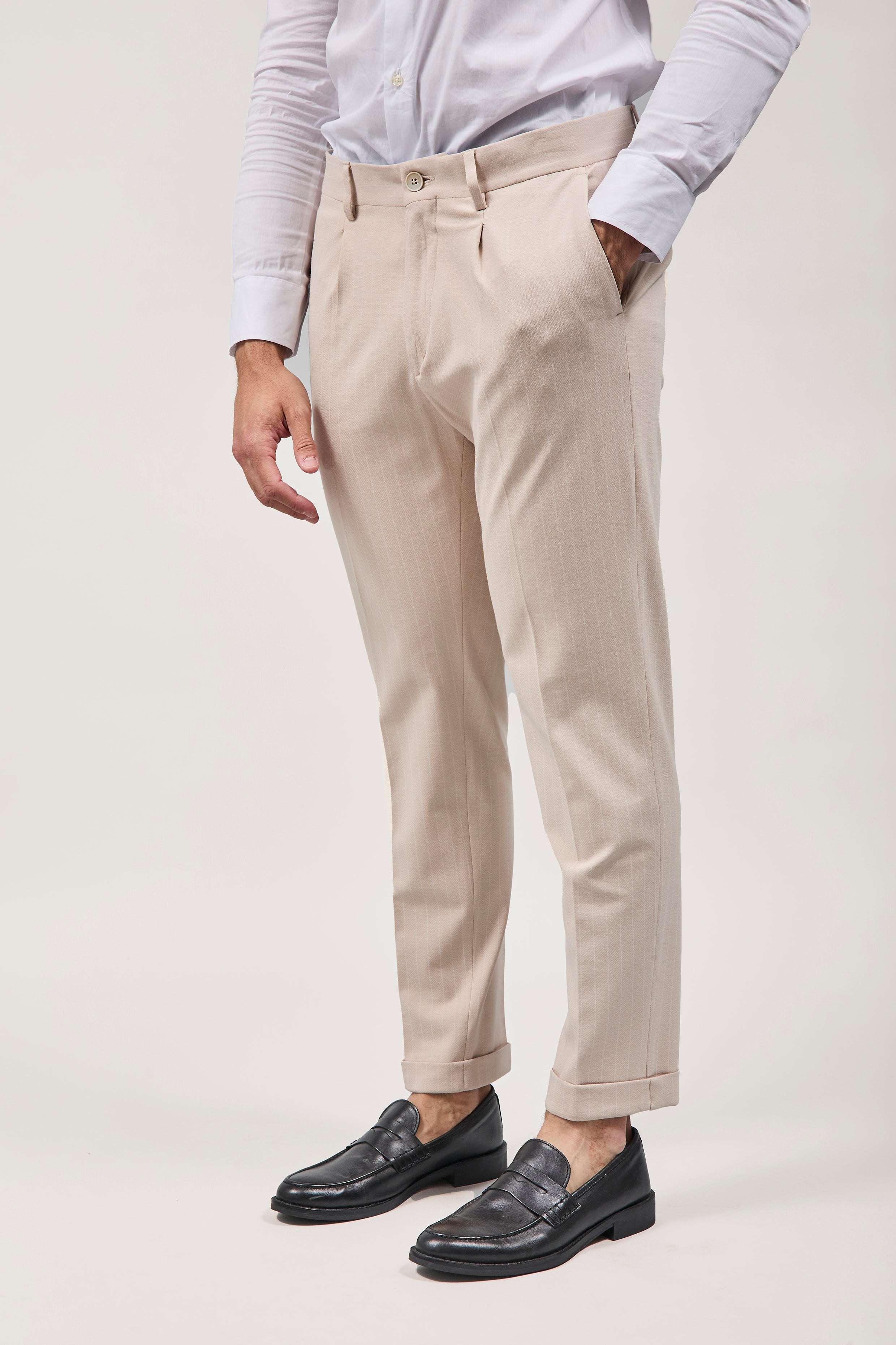 Pantalone Over-d Gessato G55