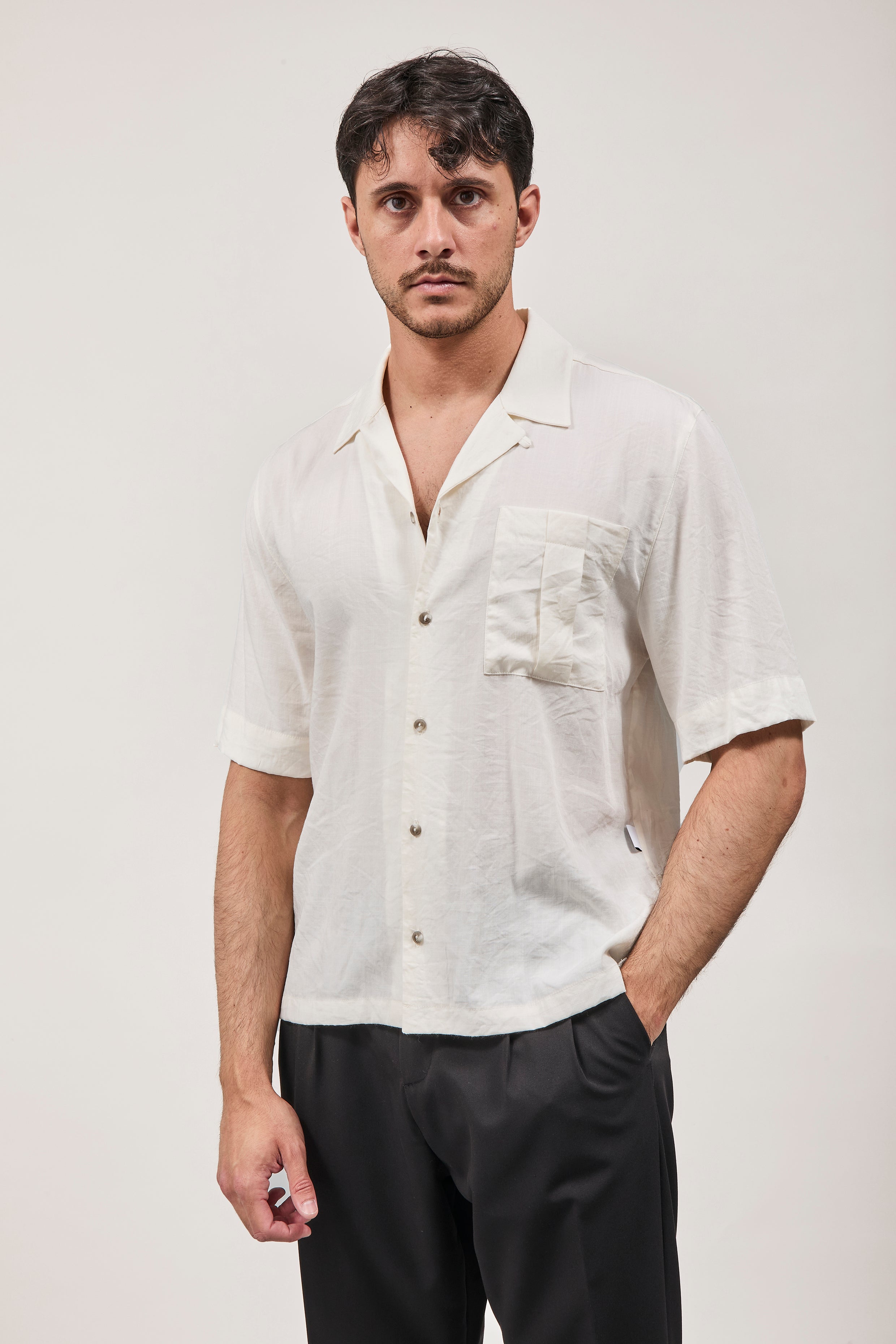 Camicia Alta Tensione Vela Panna
