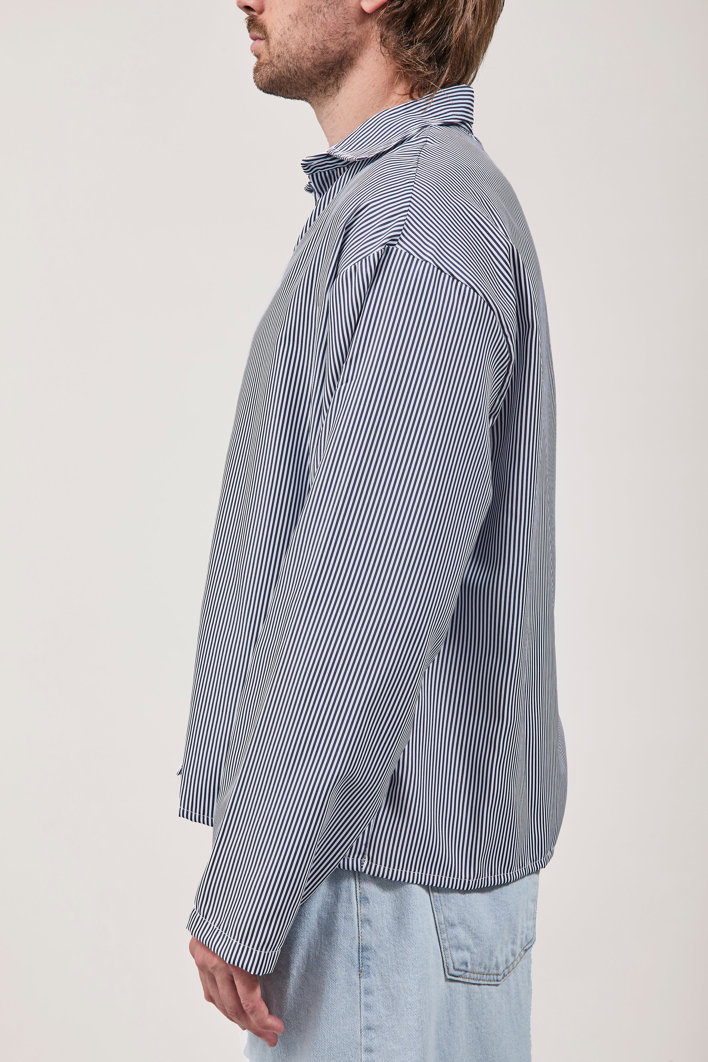 Camicia NJB Righe Manica ampia