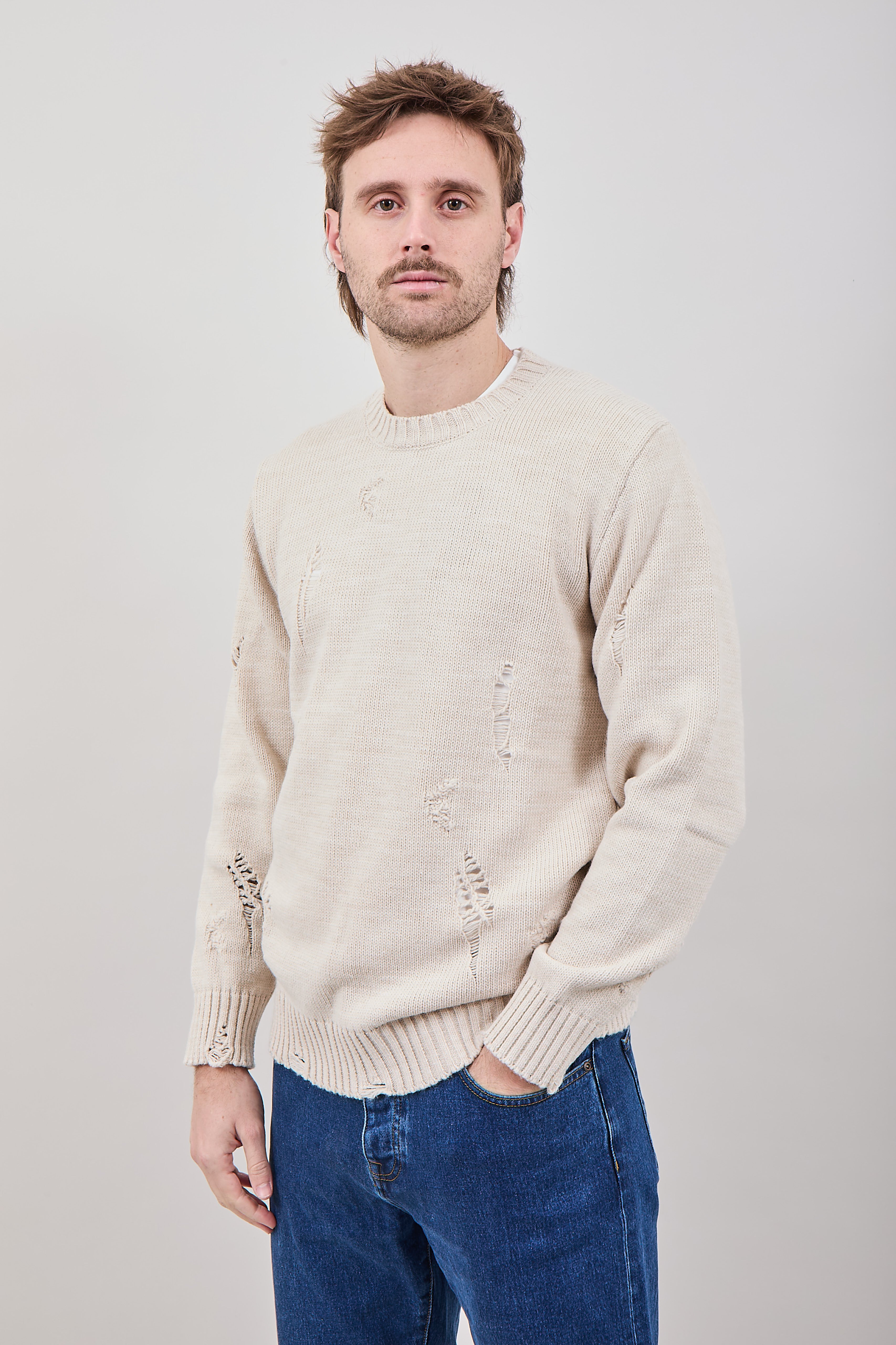 Maglione Alta Tensione 550 Panna