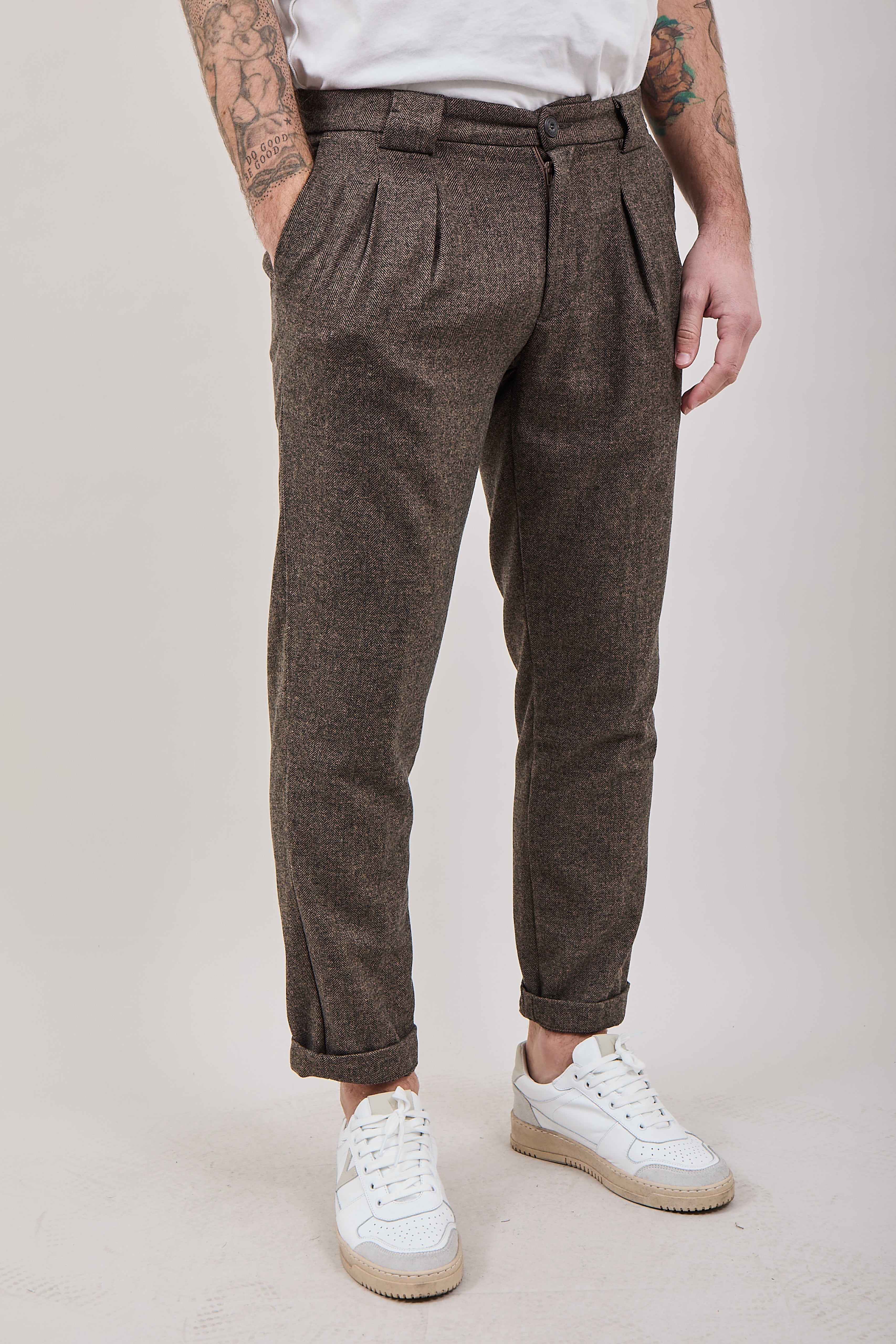Pantalone Imperial Spigato Moro 310