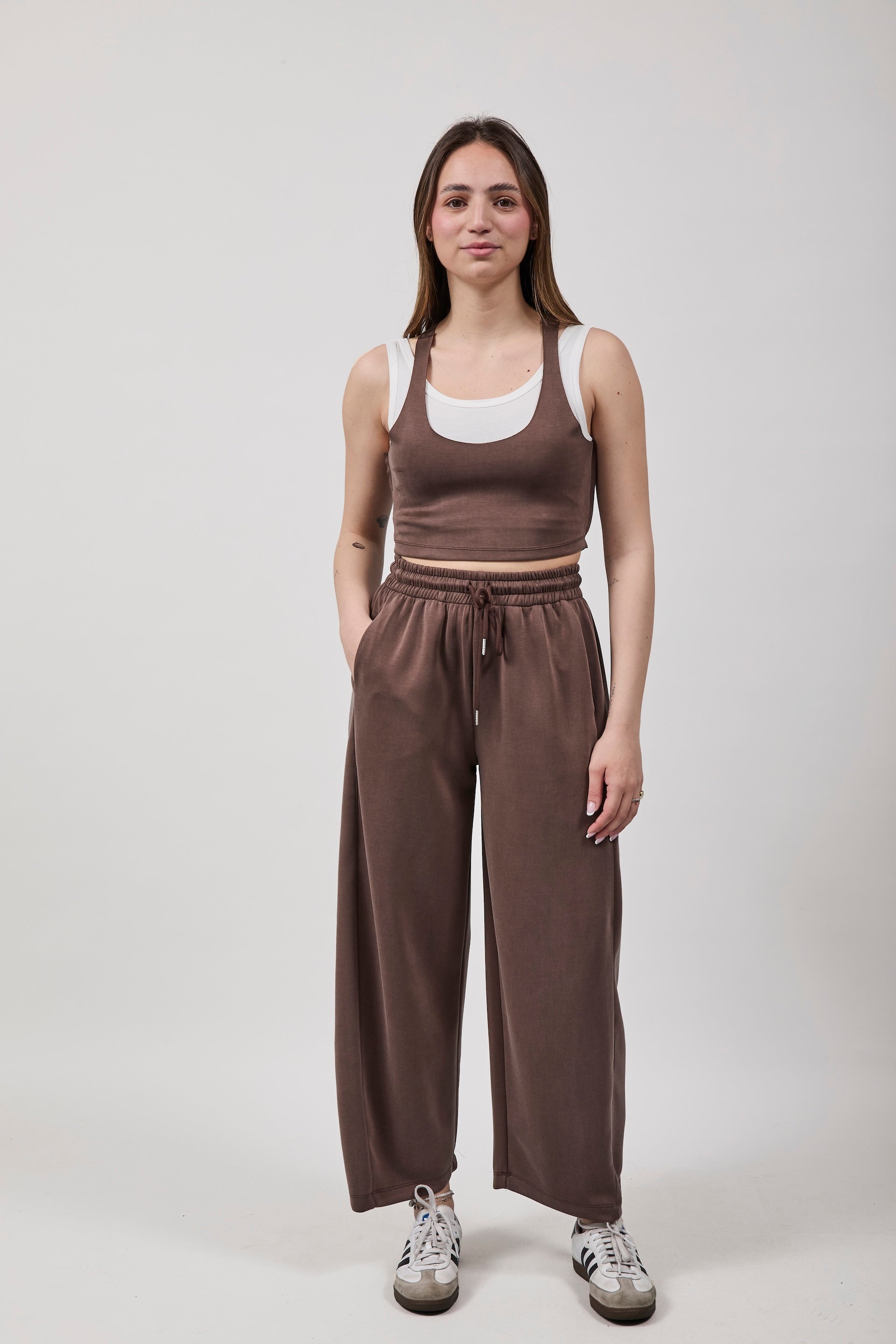 Pantalone Berna Modal Moka
