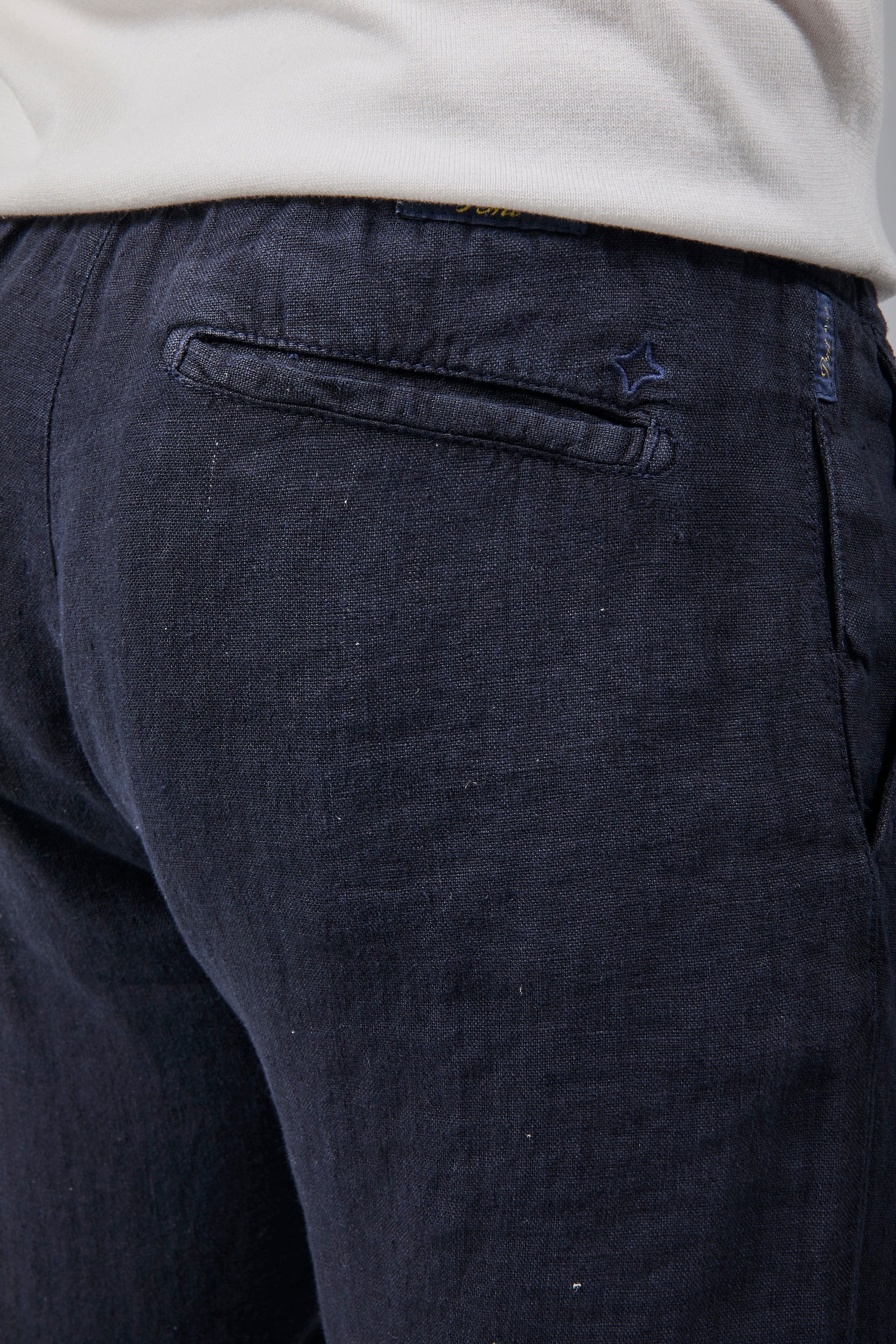 Pantalaccio Pont Chippewa Lino Blu