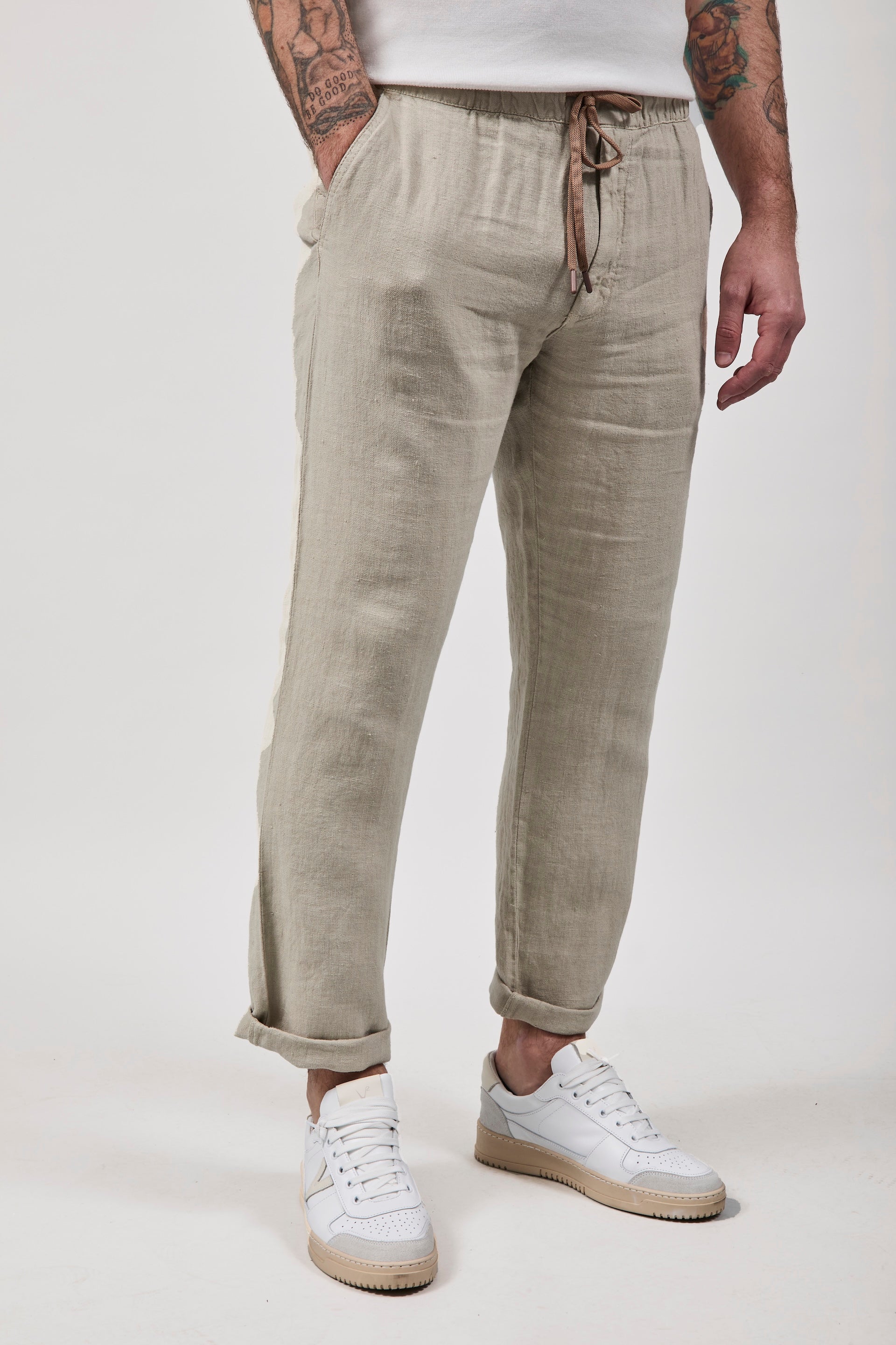 Pantalaccio Pont Chippewa Lino Sabbia
