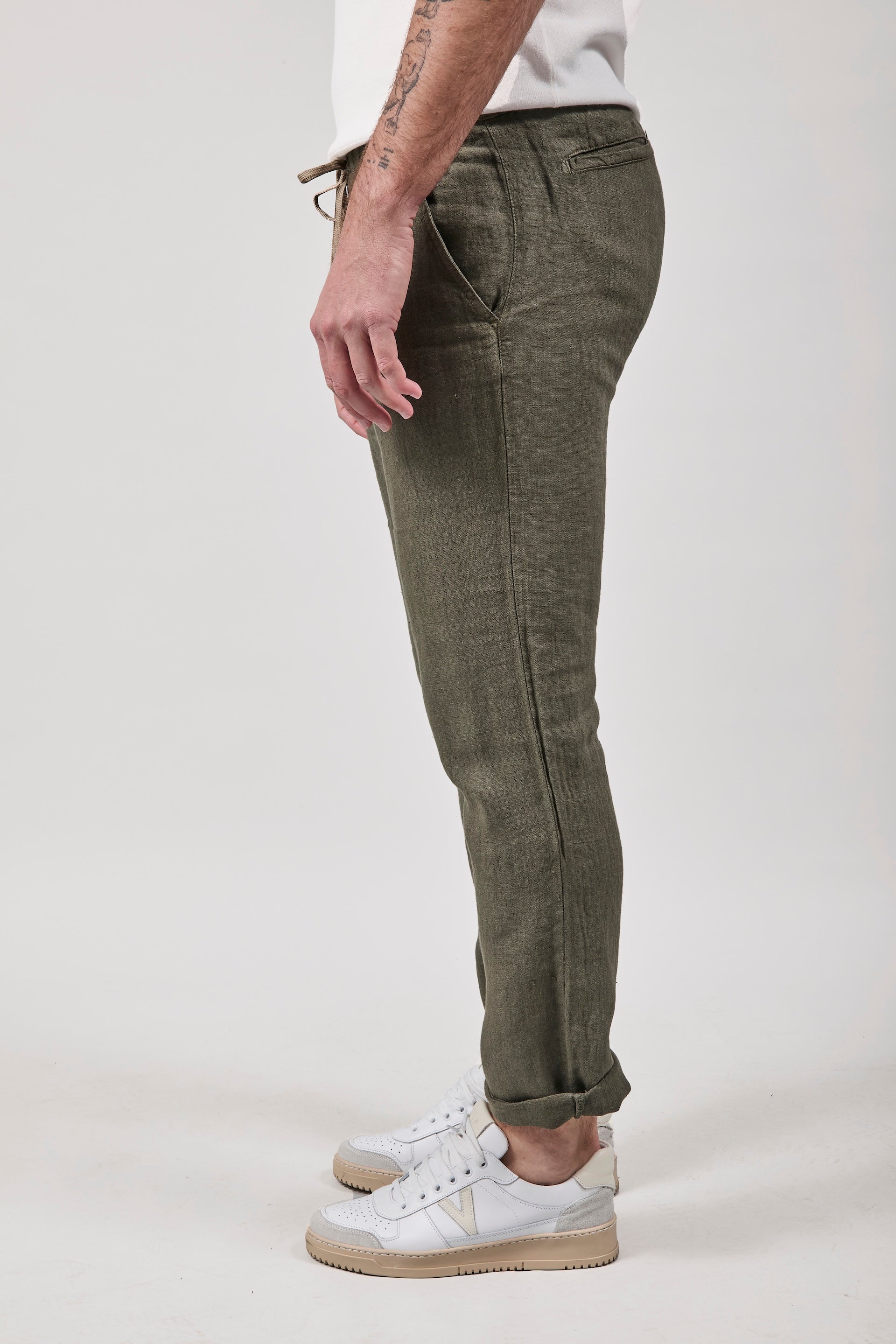 Pantalaccio Pont Chippewa Lino Militare