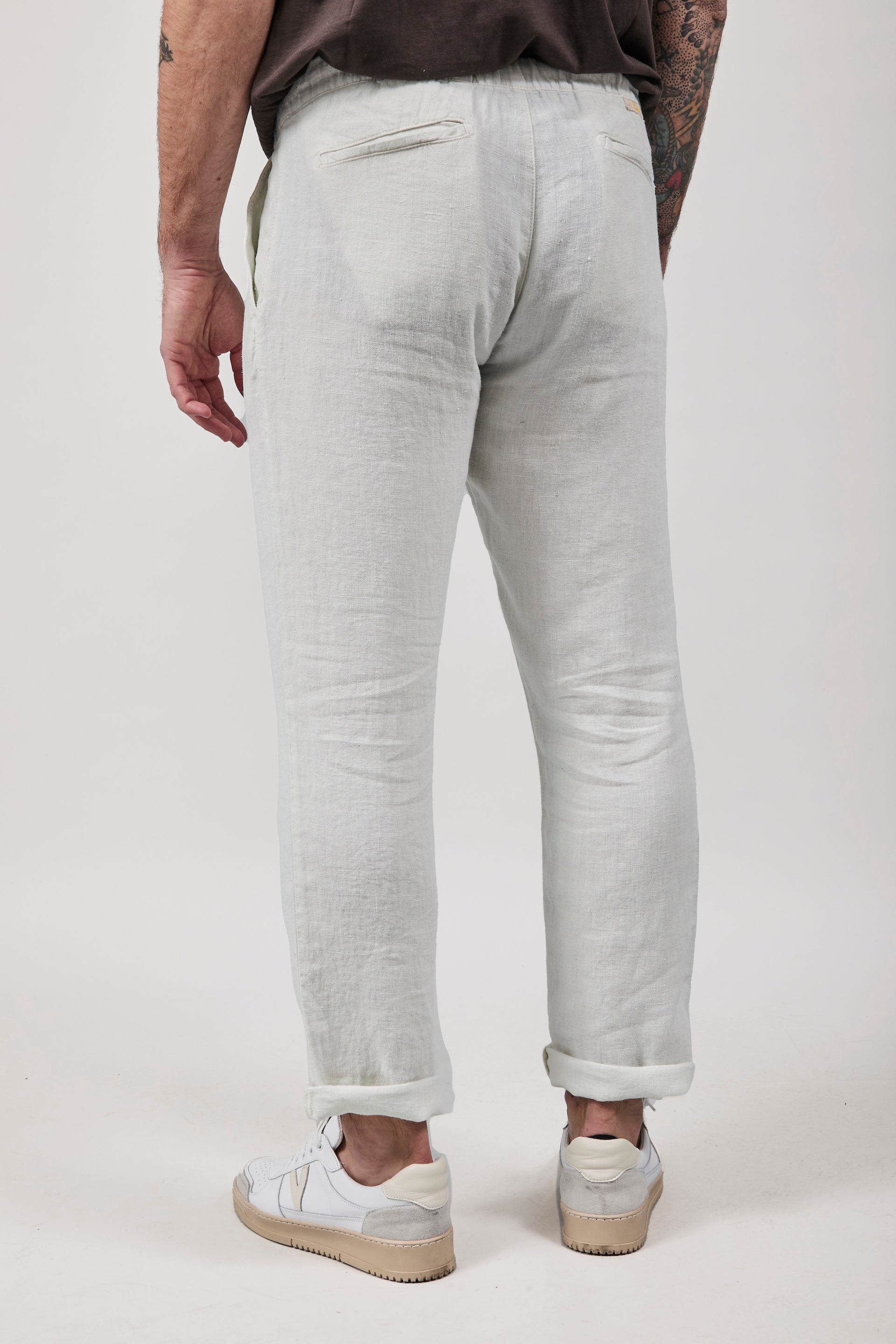 Pantalaccio Pont Chippewa Lino Panna