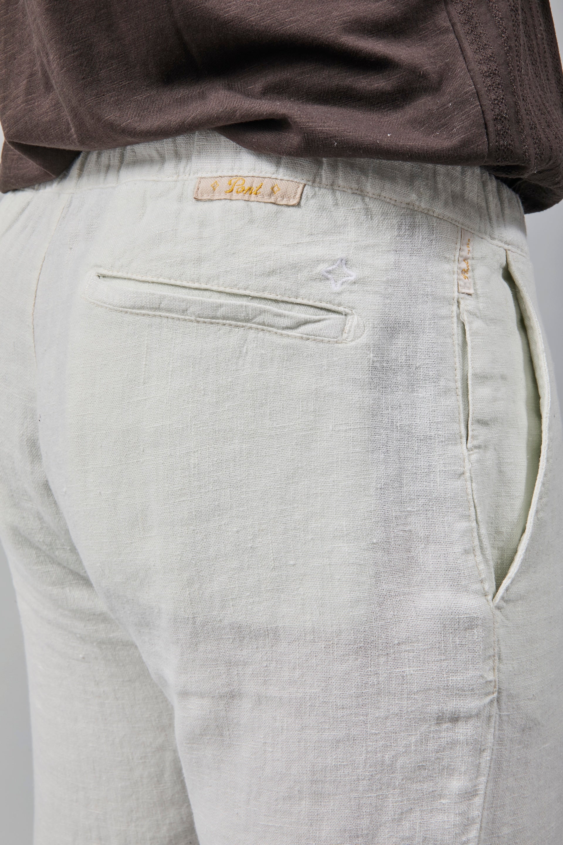 Pantalaccio Pont Chippewa Lino Panna