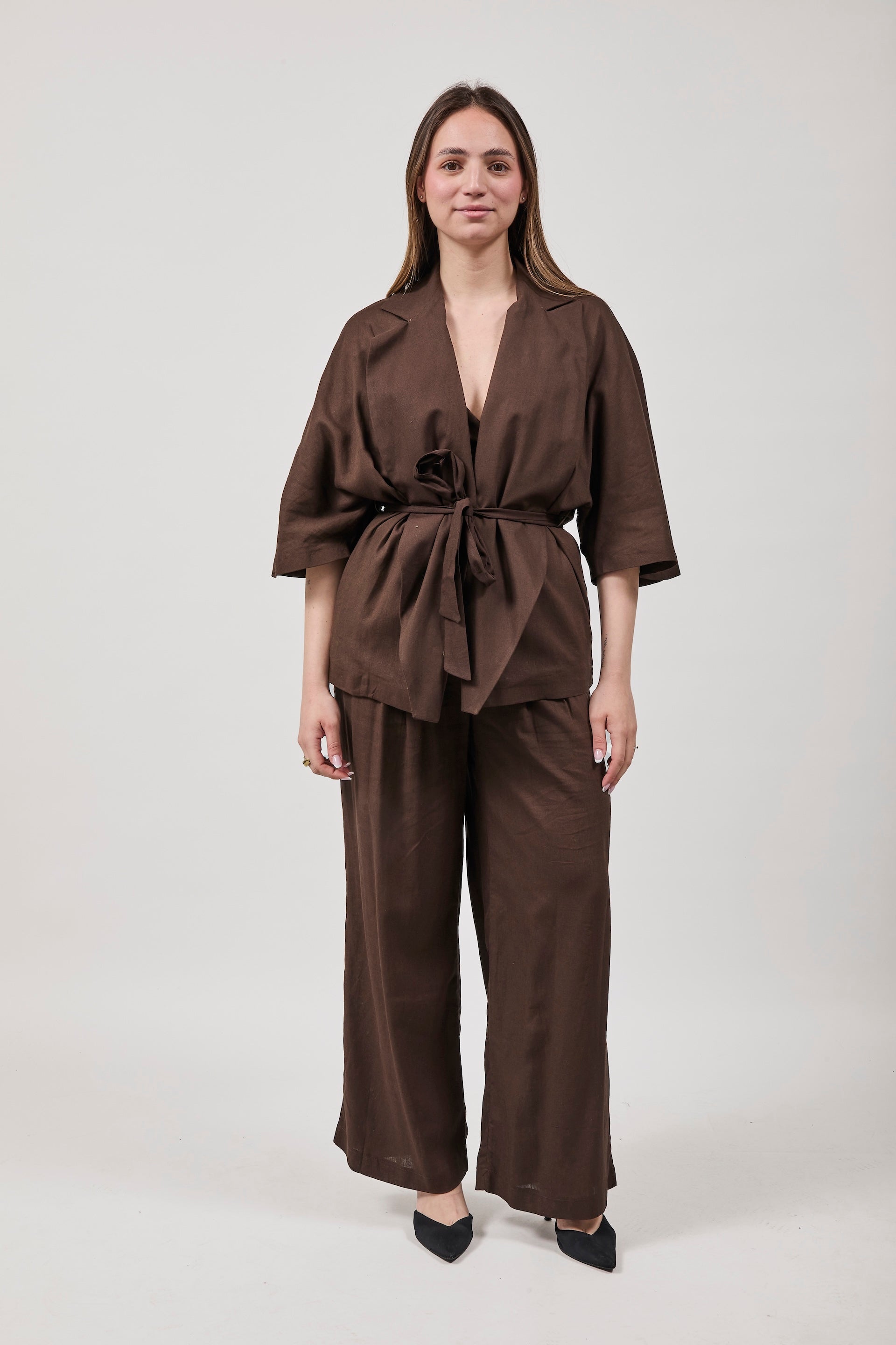 Giacca Kimono Berna Lino Moro