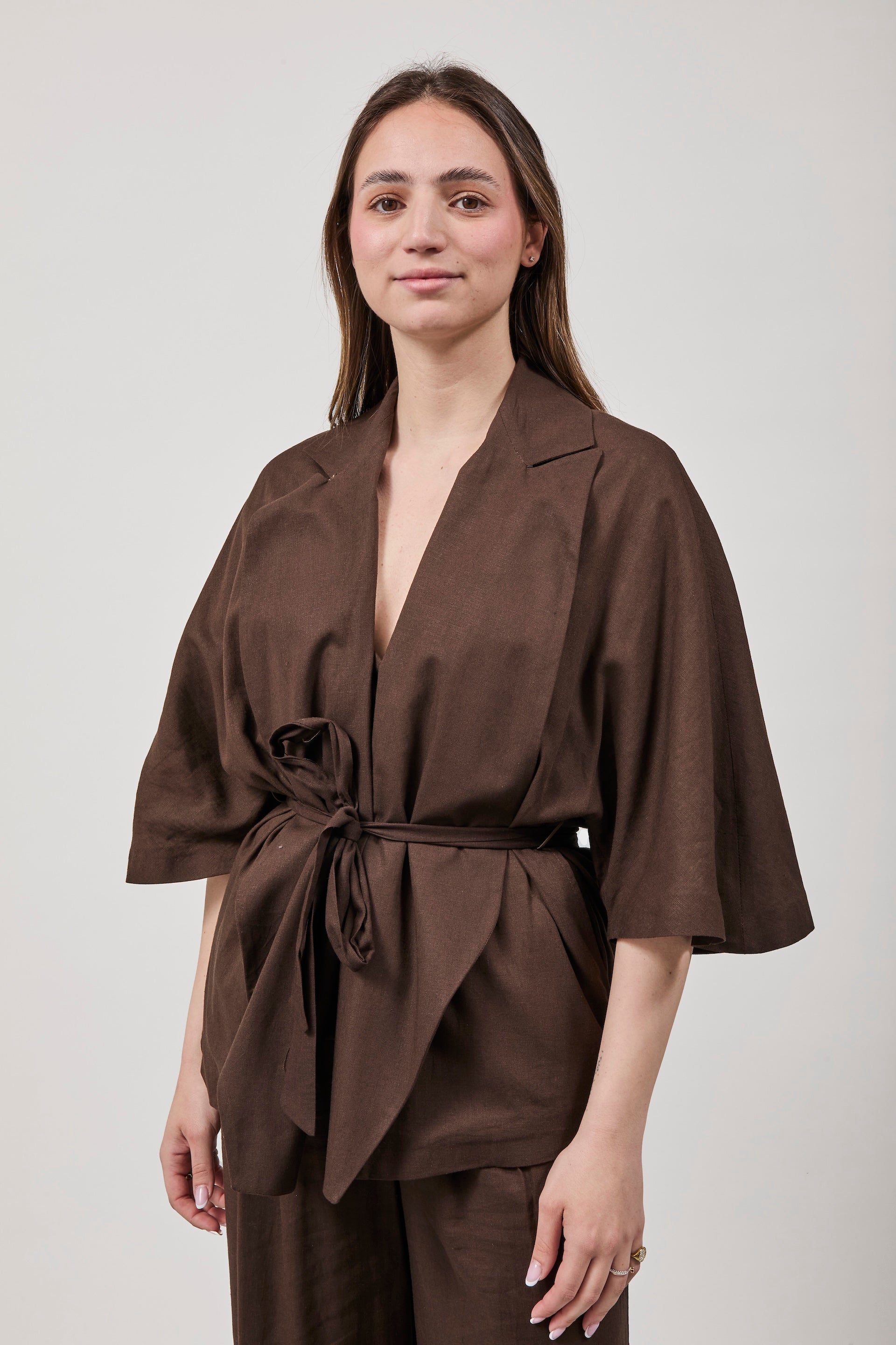 Giacca Kimono Berna Lino Moro