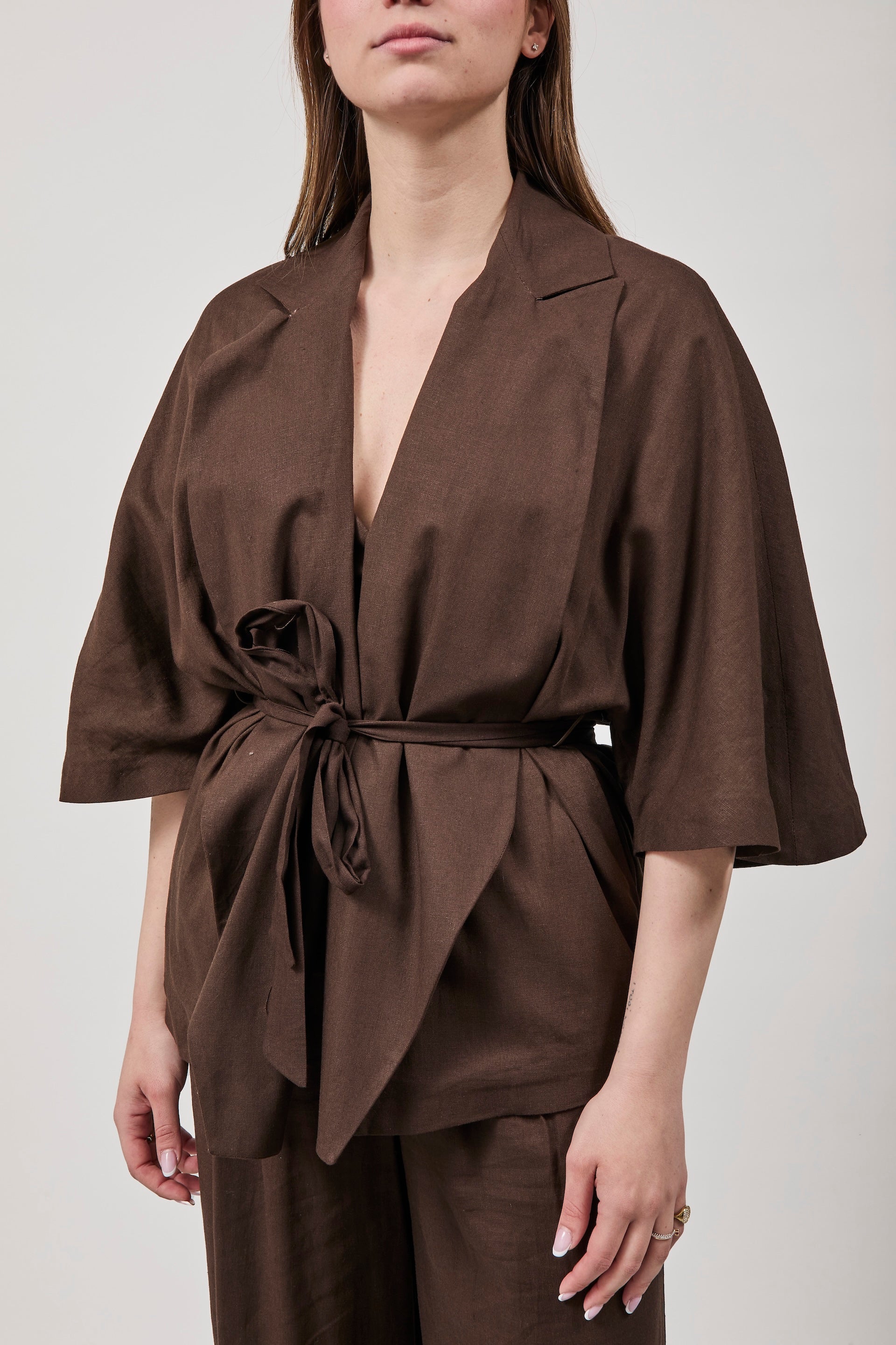 Giacca Kimono Berna Lino Moro
