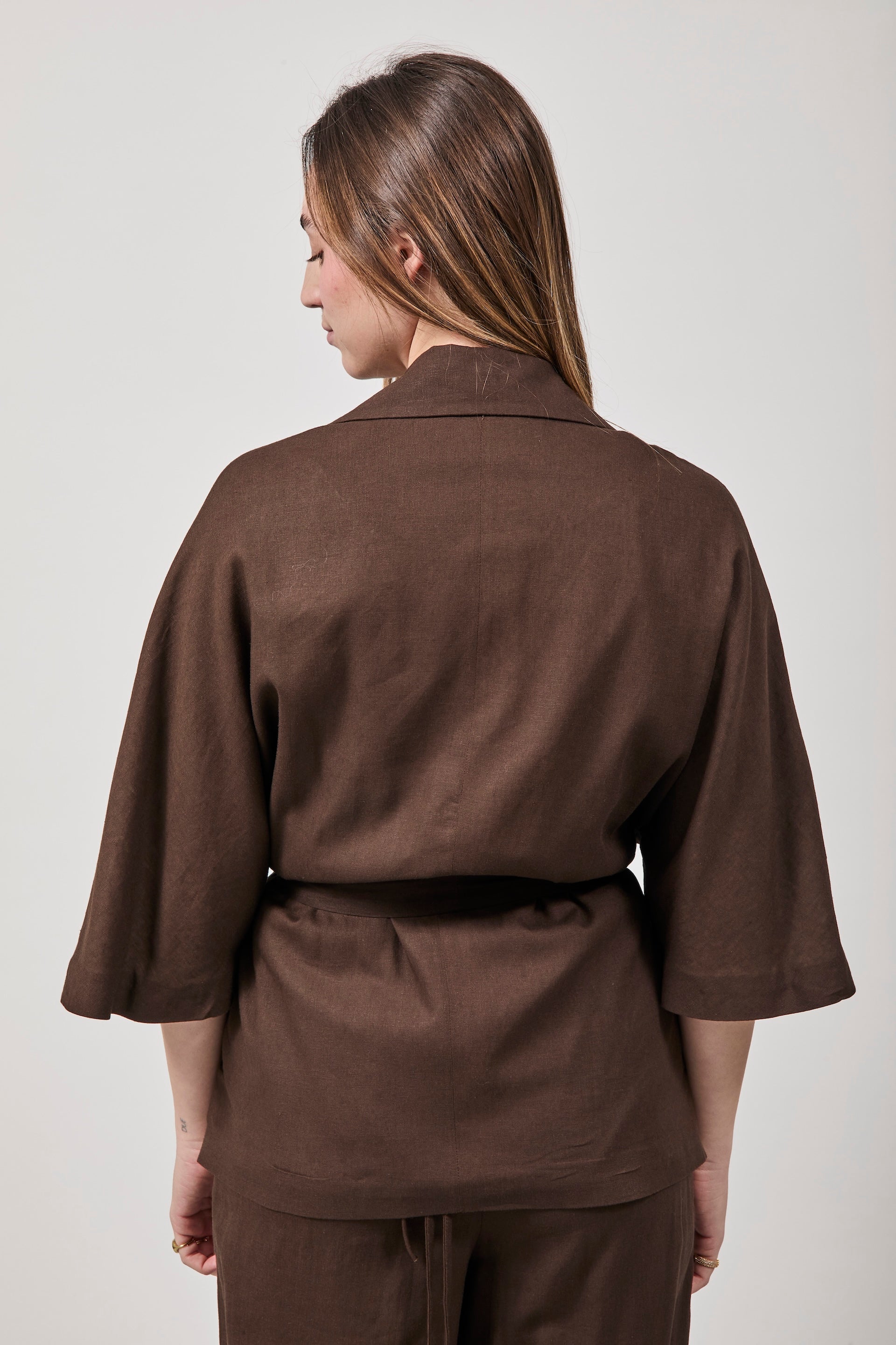Giacca Kimono Berna Lino Moro