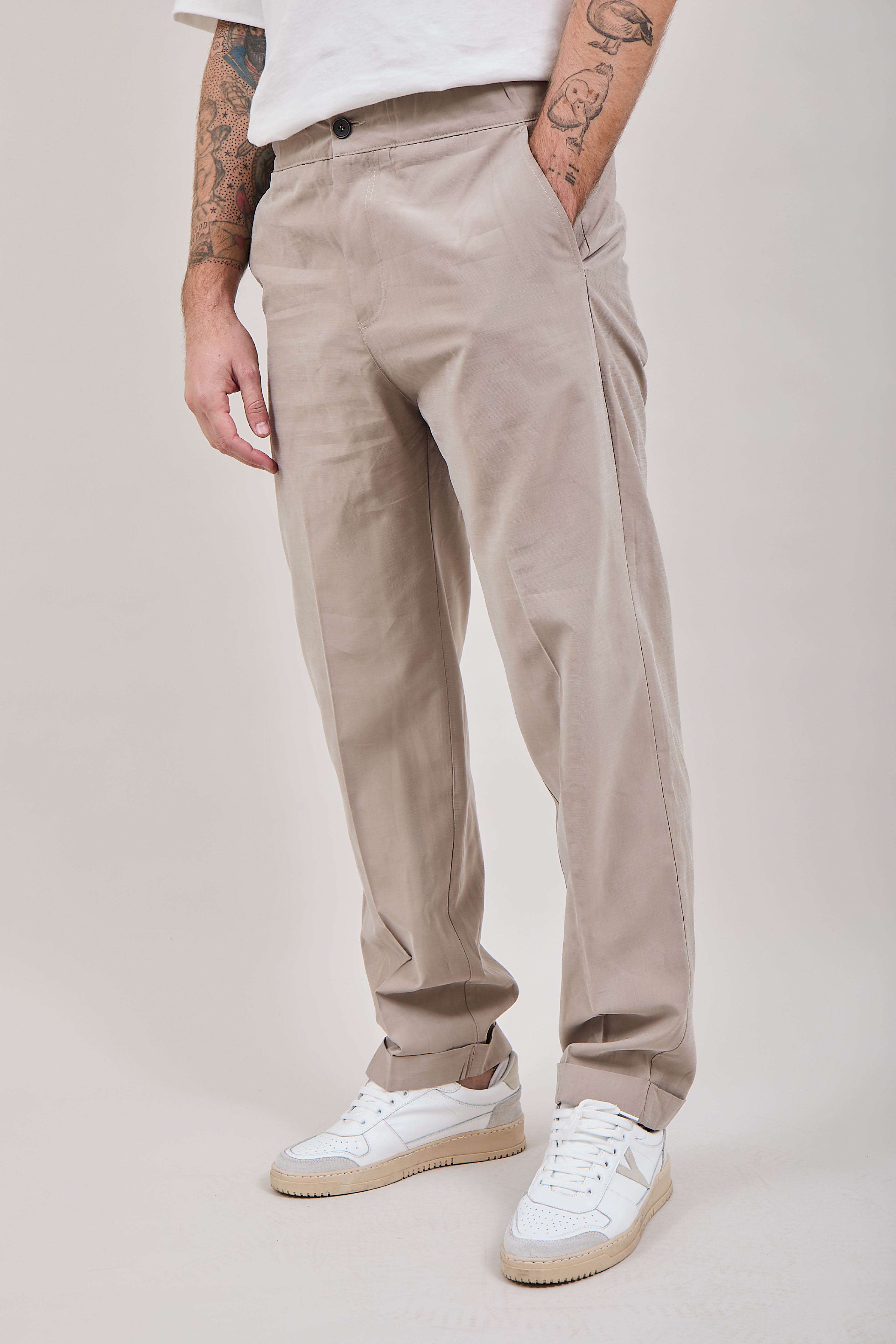 Pantalone Over-d Beige P37