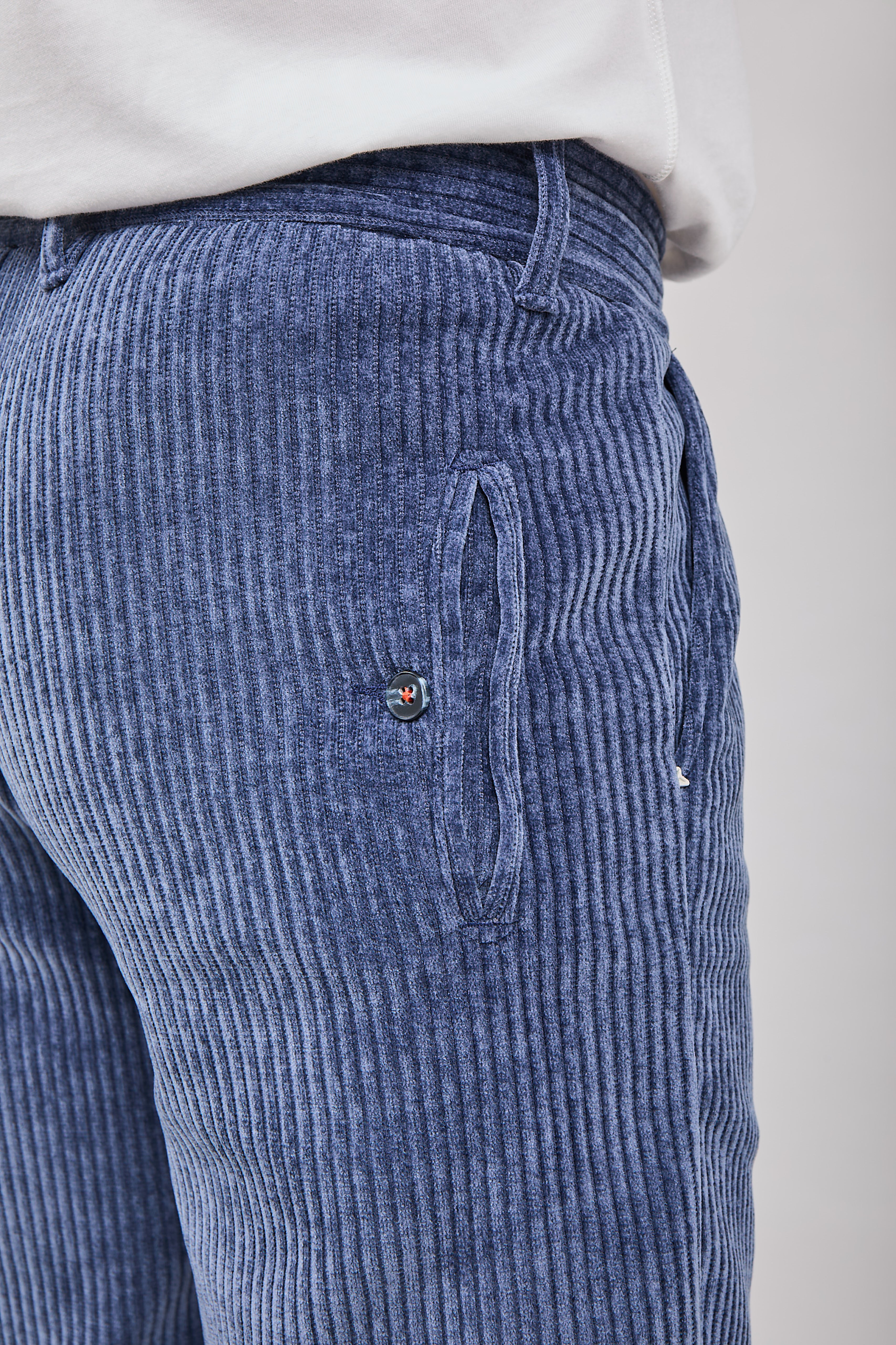 Pantalone velluto Berna polsino 117 Jeans