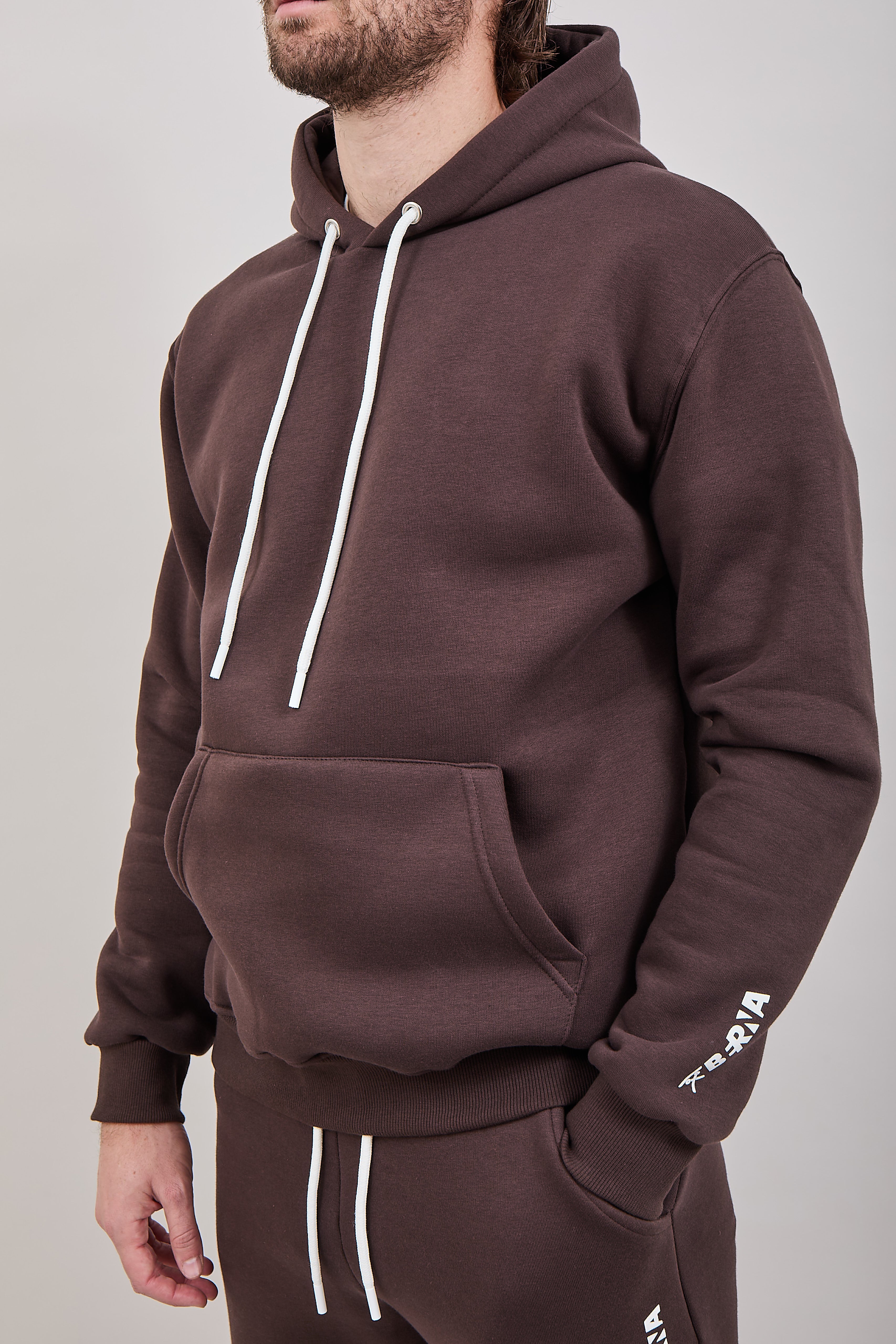 Felpa Berna Cappuccio Moro 252