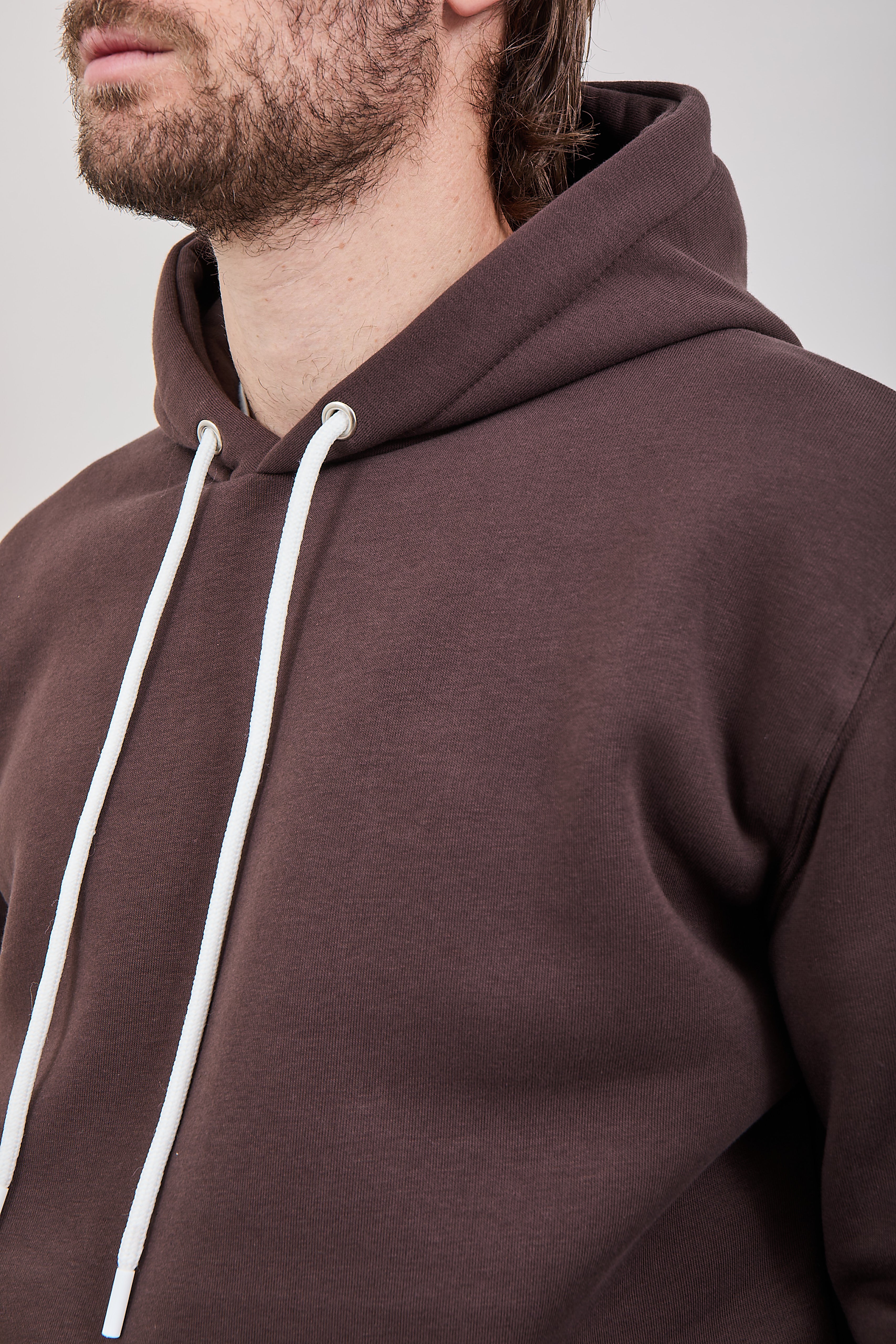 Felpa Berna Cappuccio Moro 252