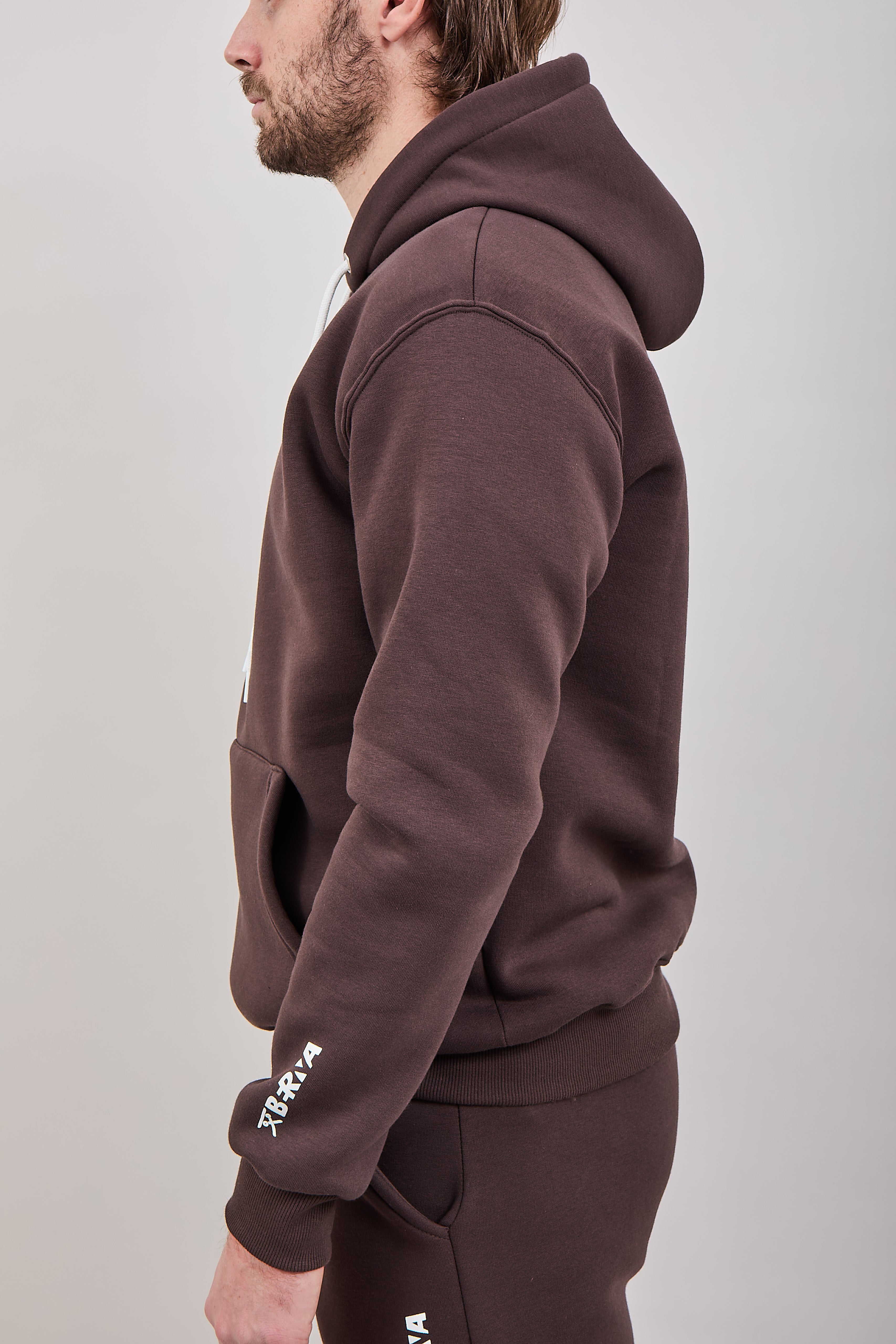 Felpa Berna Cappuccio Moro 252