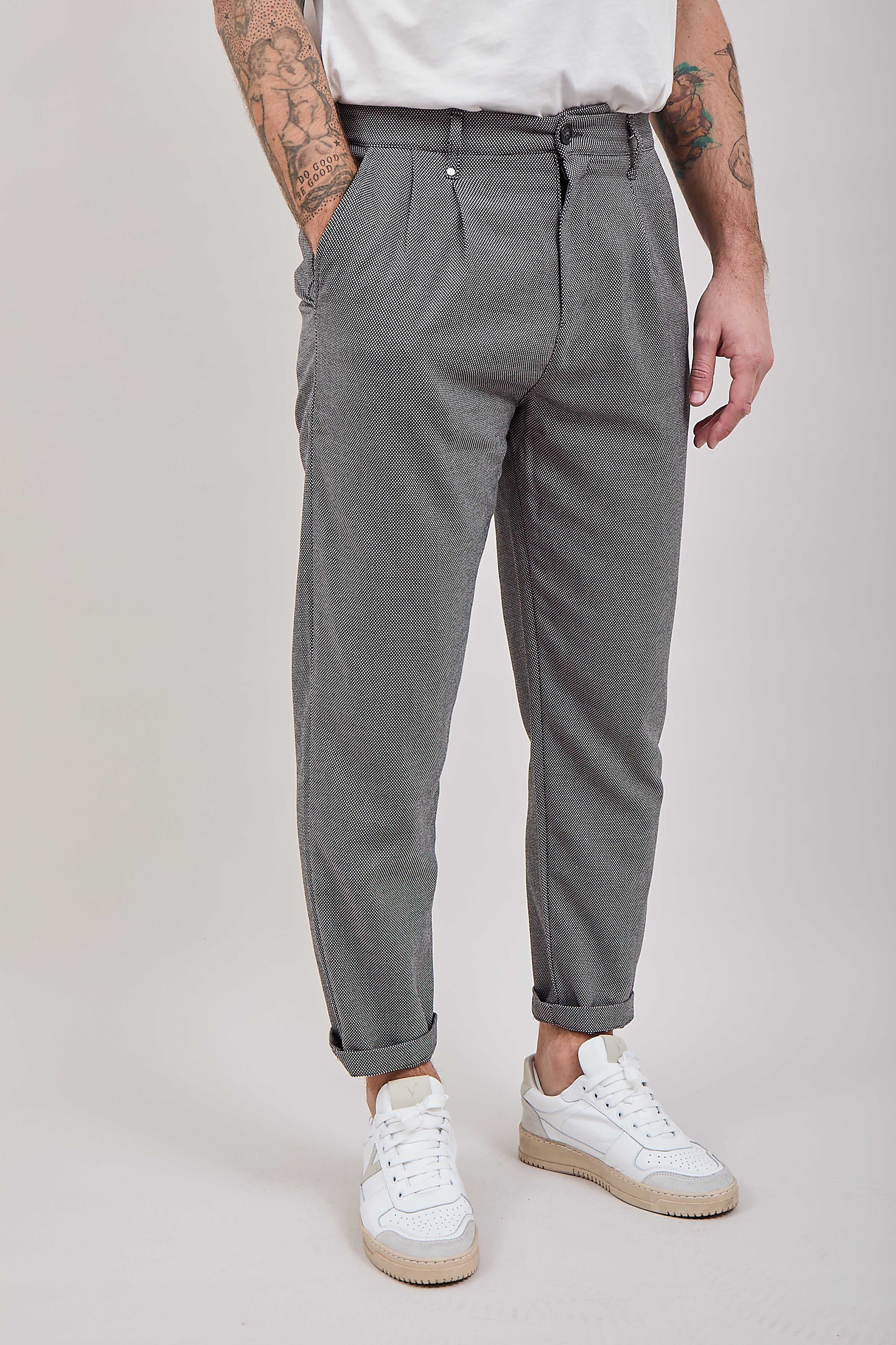 Pantalone Block Eleven Occhio di pernice