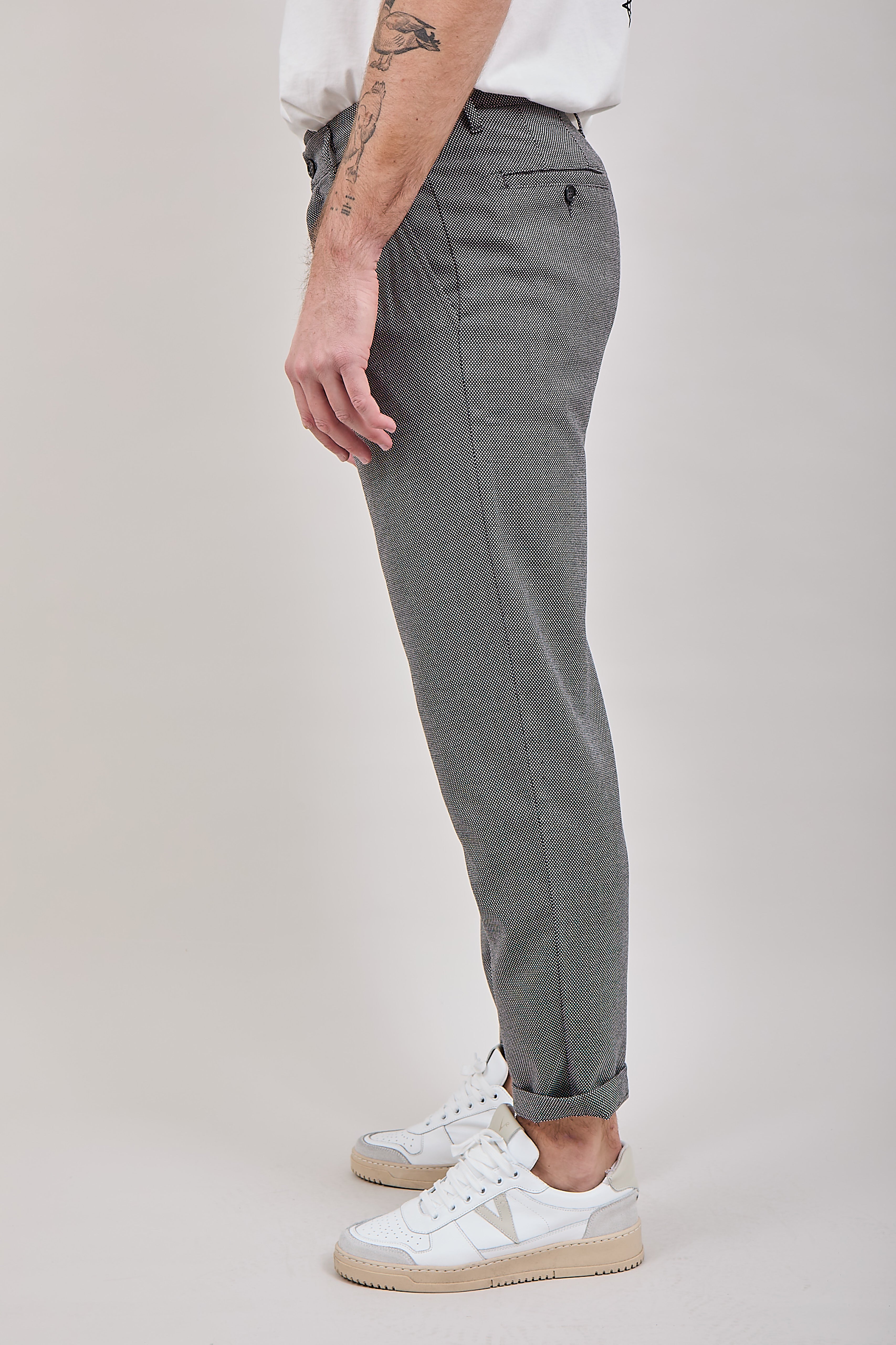 Pantalone Block Eleven Occhio di pernice
