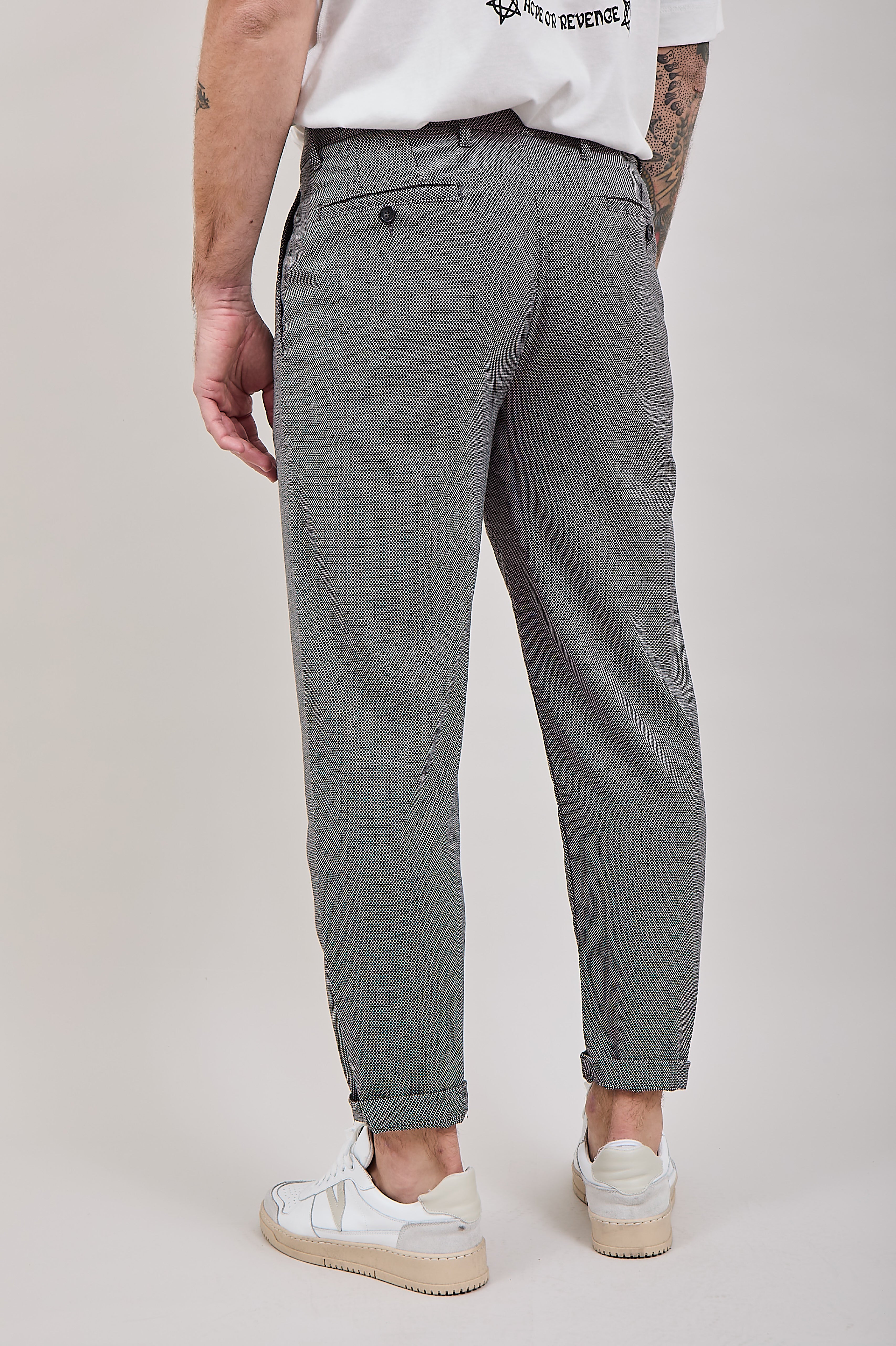 Pantalone Block Eleven Occhio di pernice