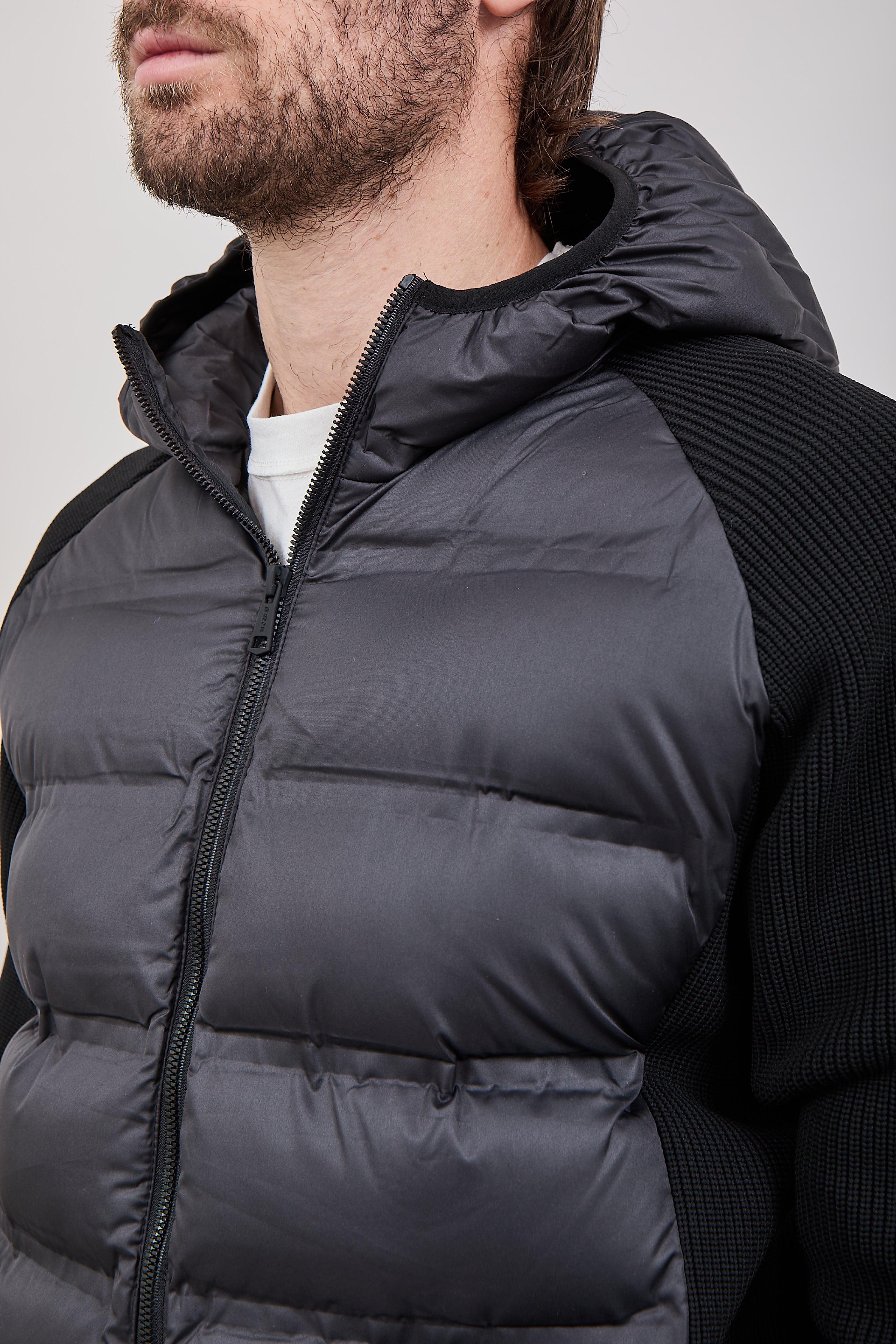 Piumino Berna Combinato Nero