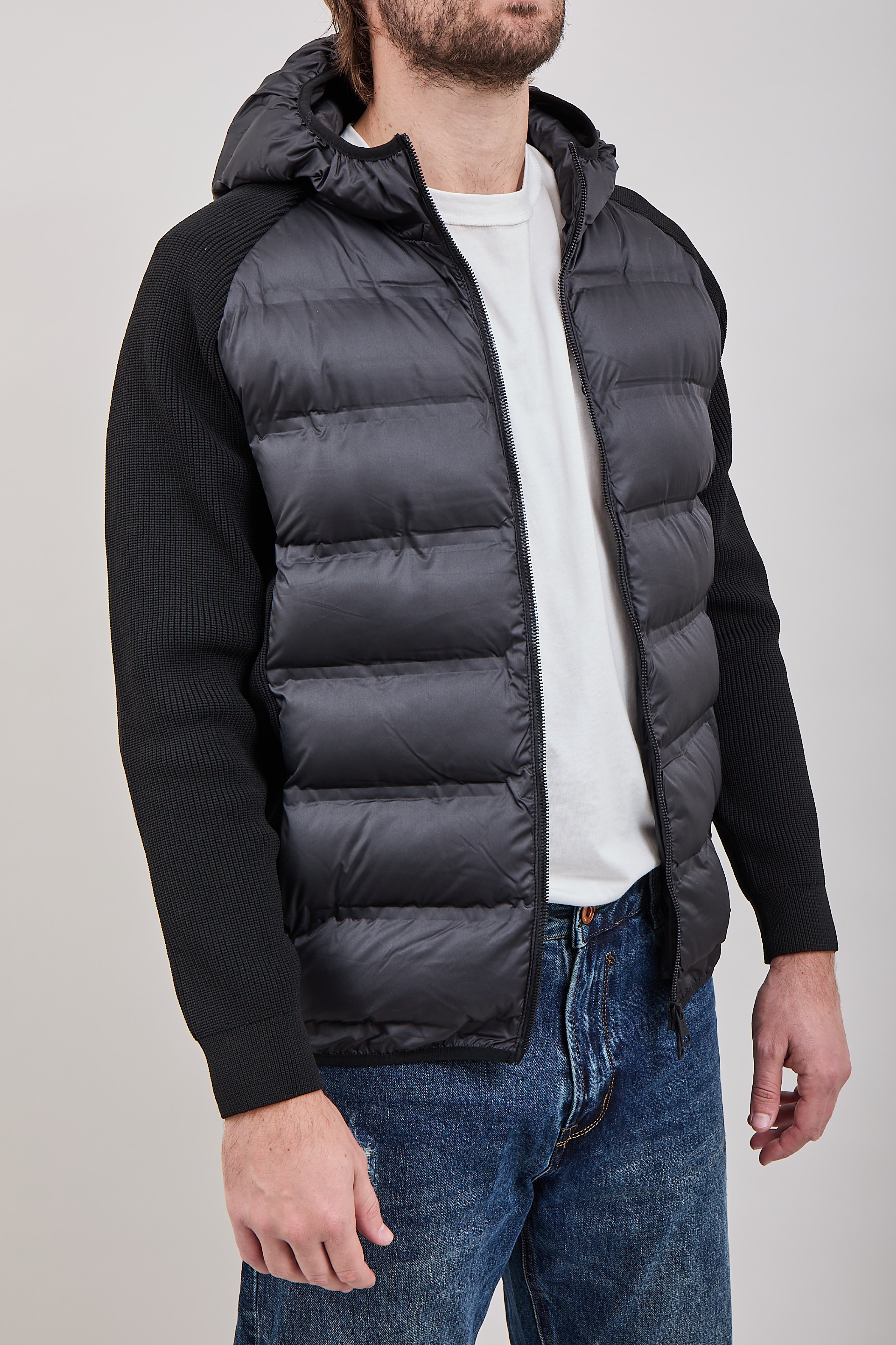 Piumino Berna Combinato Nero