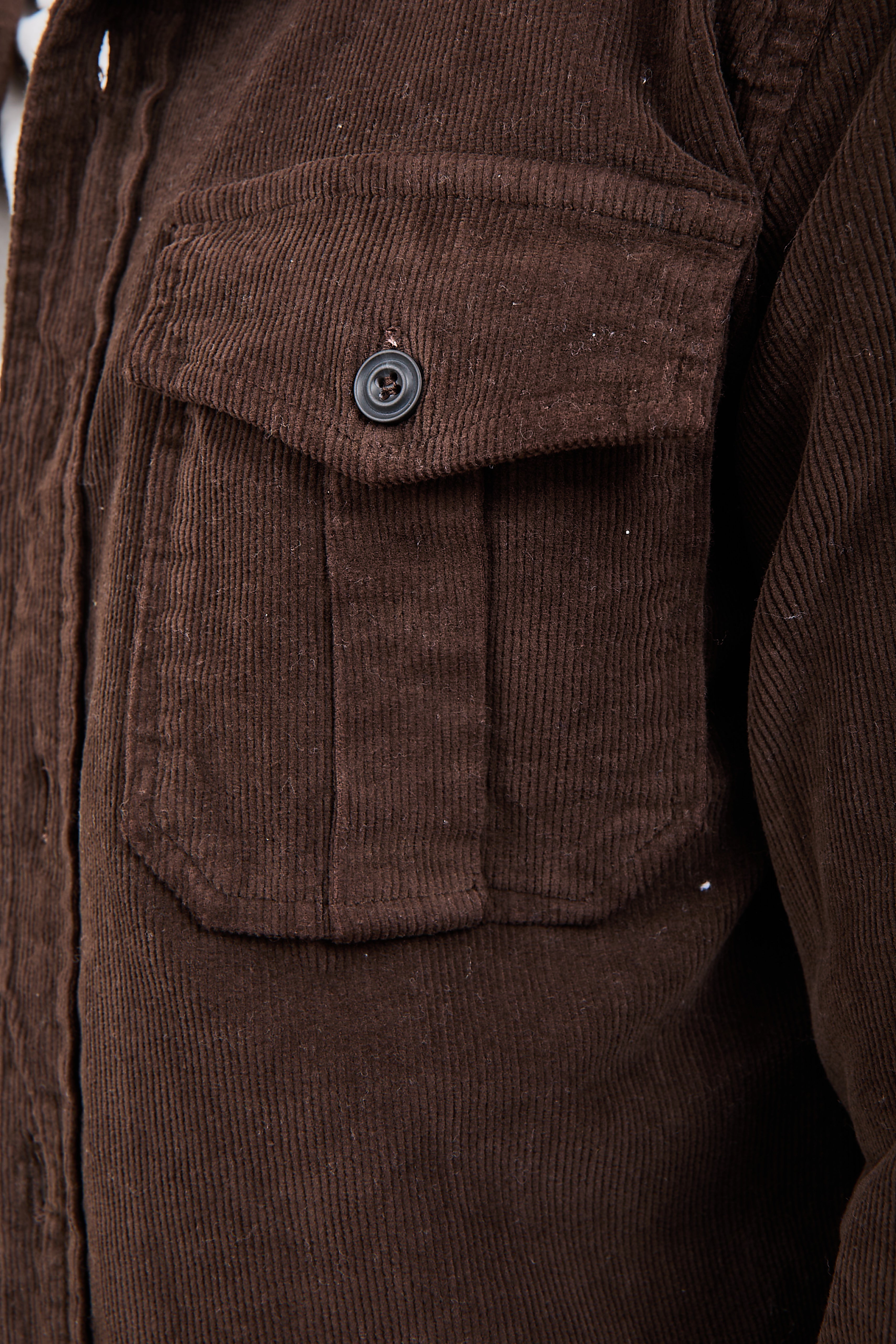 Camicia Clark Velluto Moka