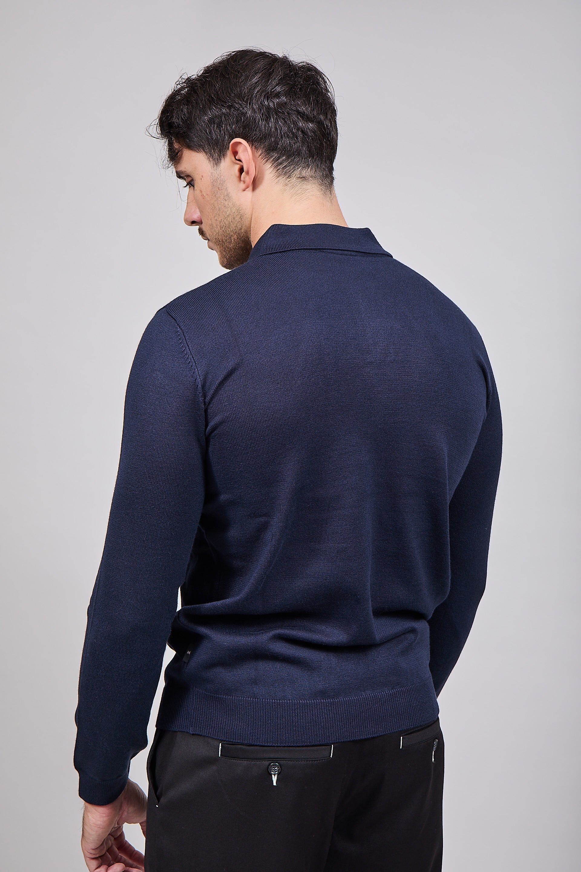Polo Hamaki-Ho Zip Navy 3194