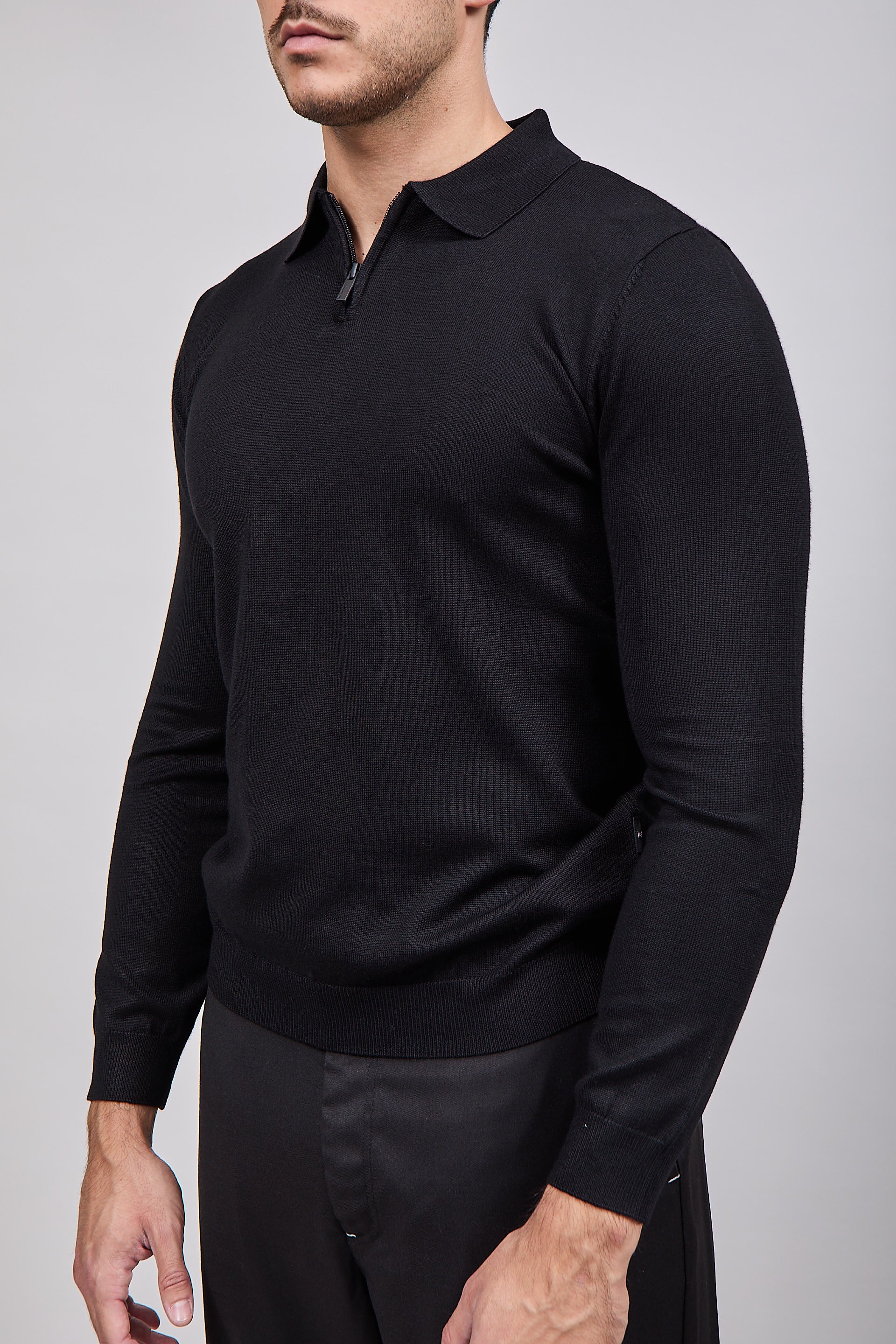 Polo Hamaki-Ho Zip Nero 3194