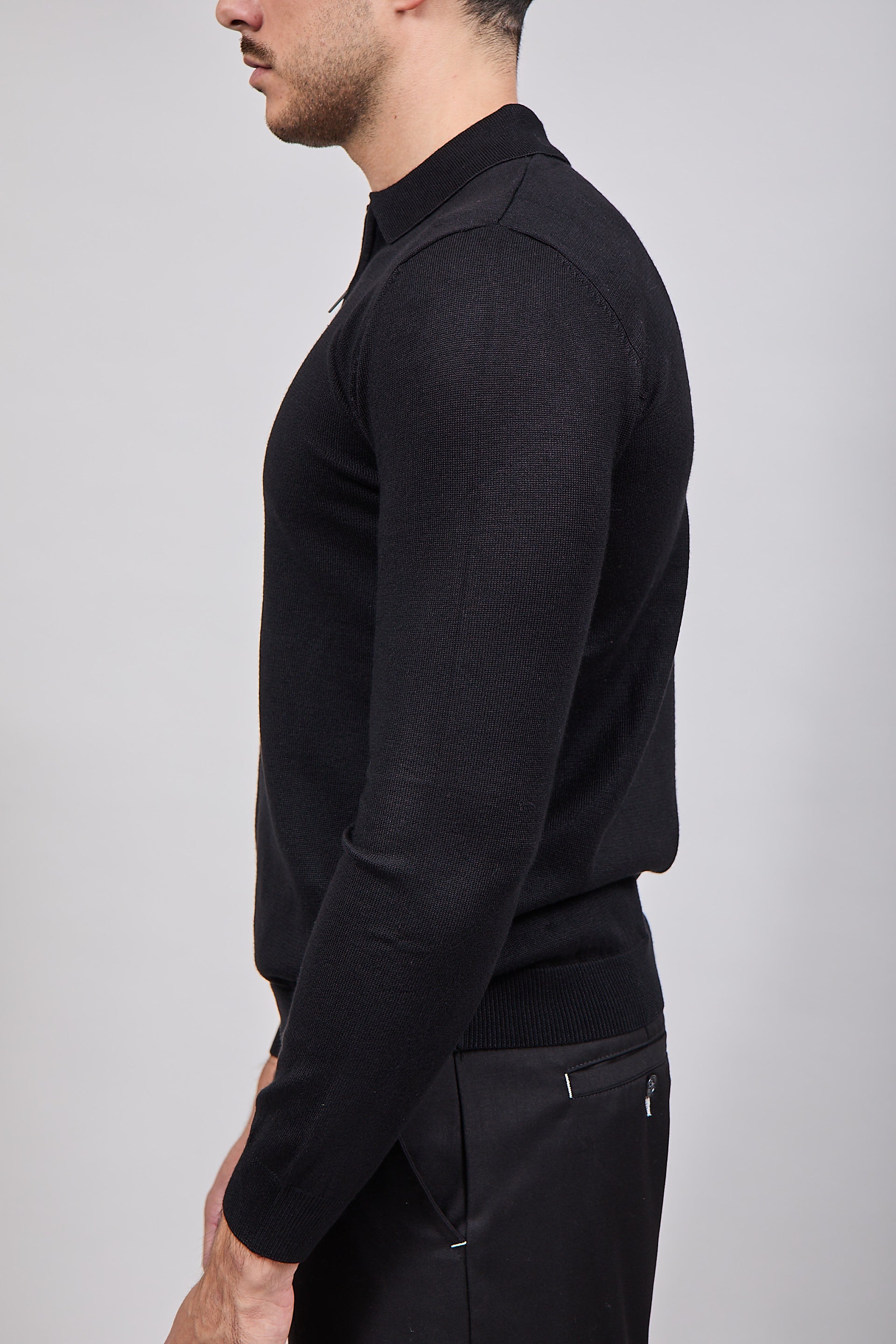 Polo Hamaki-Ho Zip Nero 3194