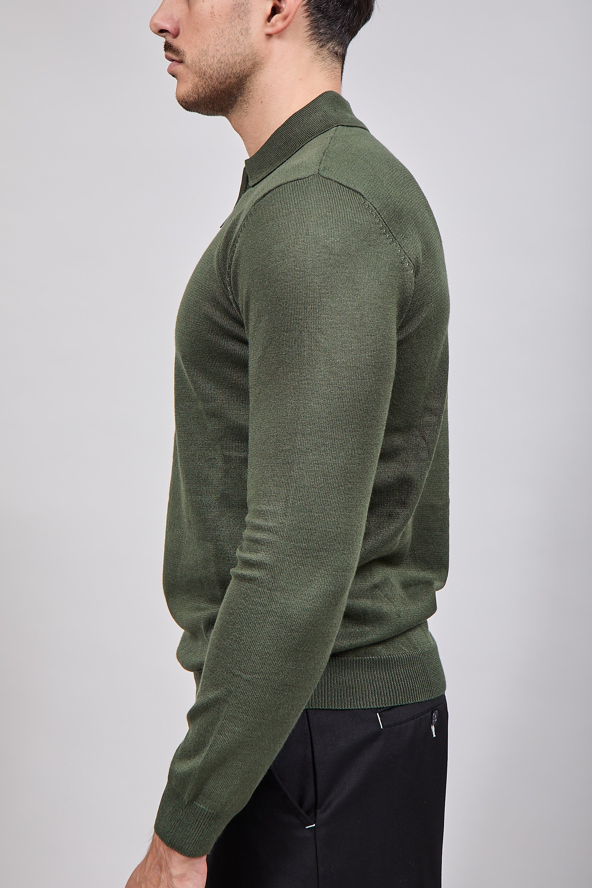 Polo Hamaki-Ho Zip Verde 3194