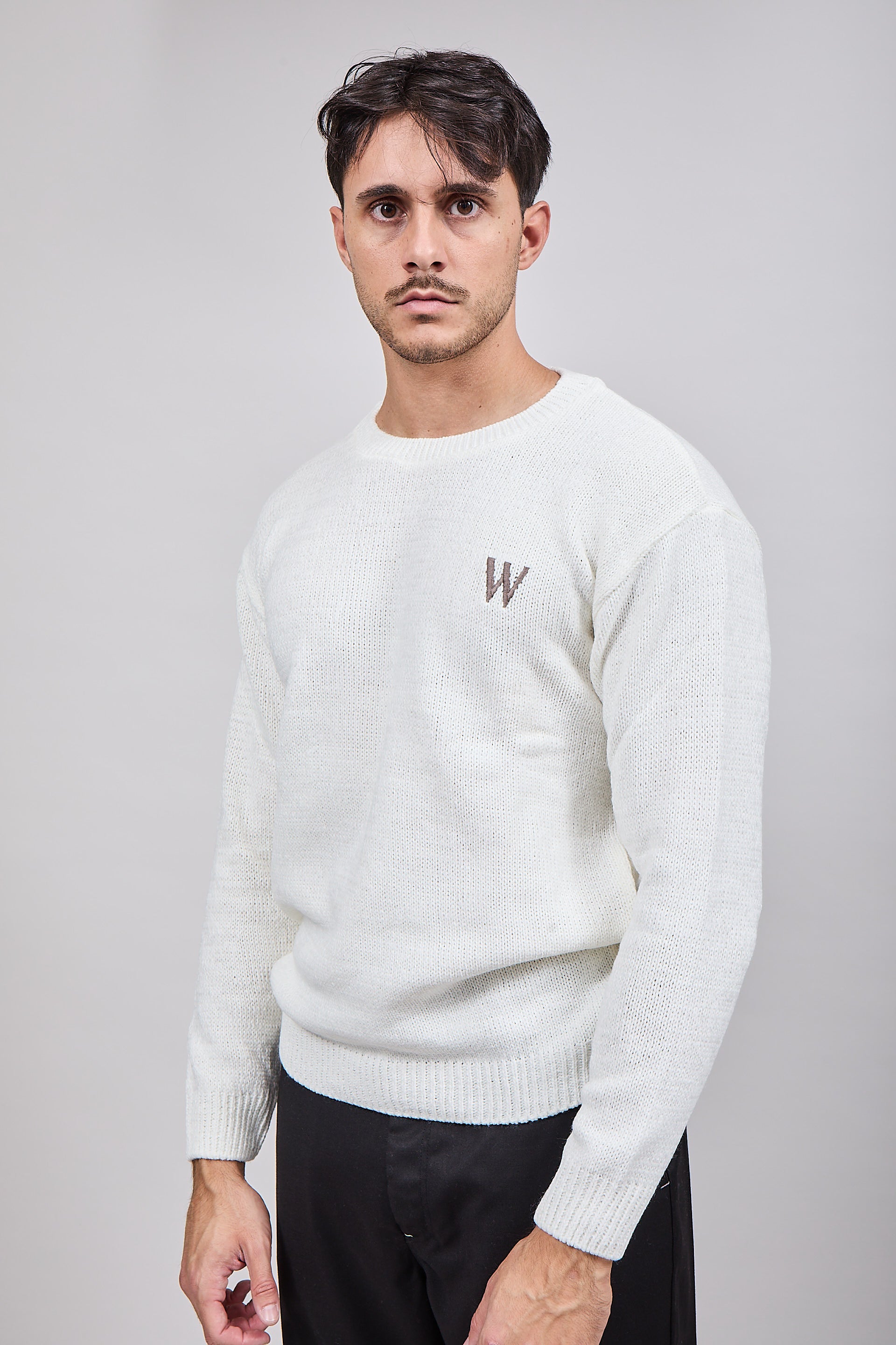 Maglione Why Not Brand Ciniglia Panna 47