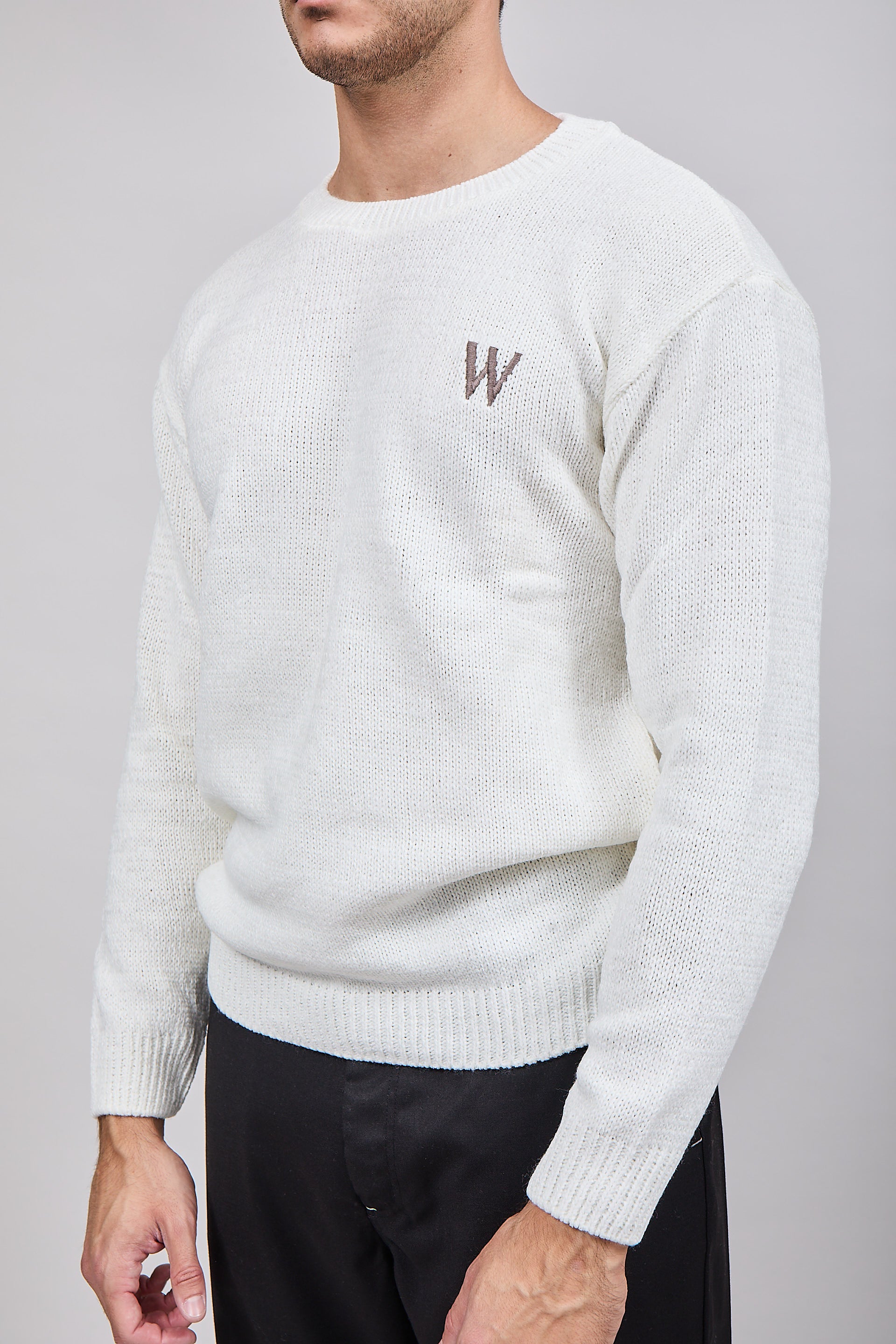 Maglione Why Not Brand Ciniglia Panna 47