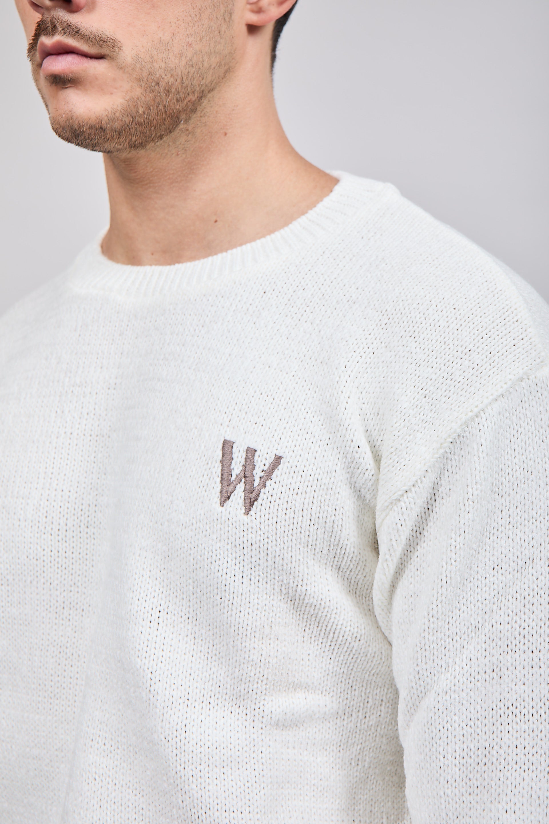 Maglione Why Not Brand Ciniglia Panna 47