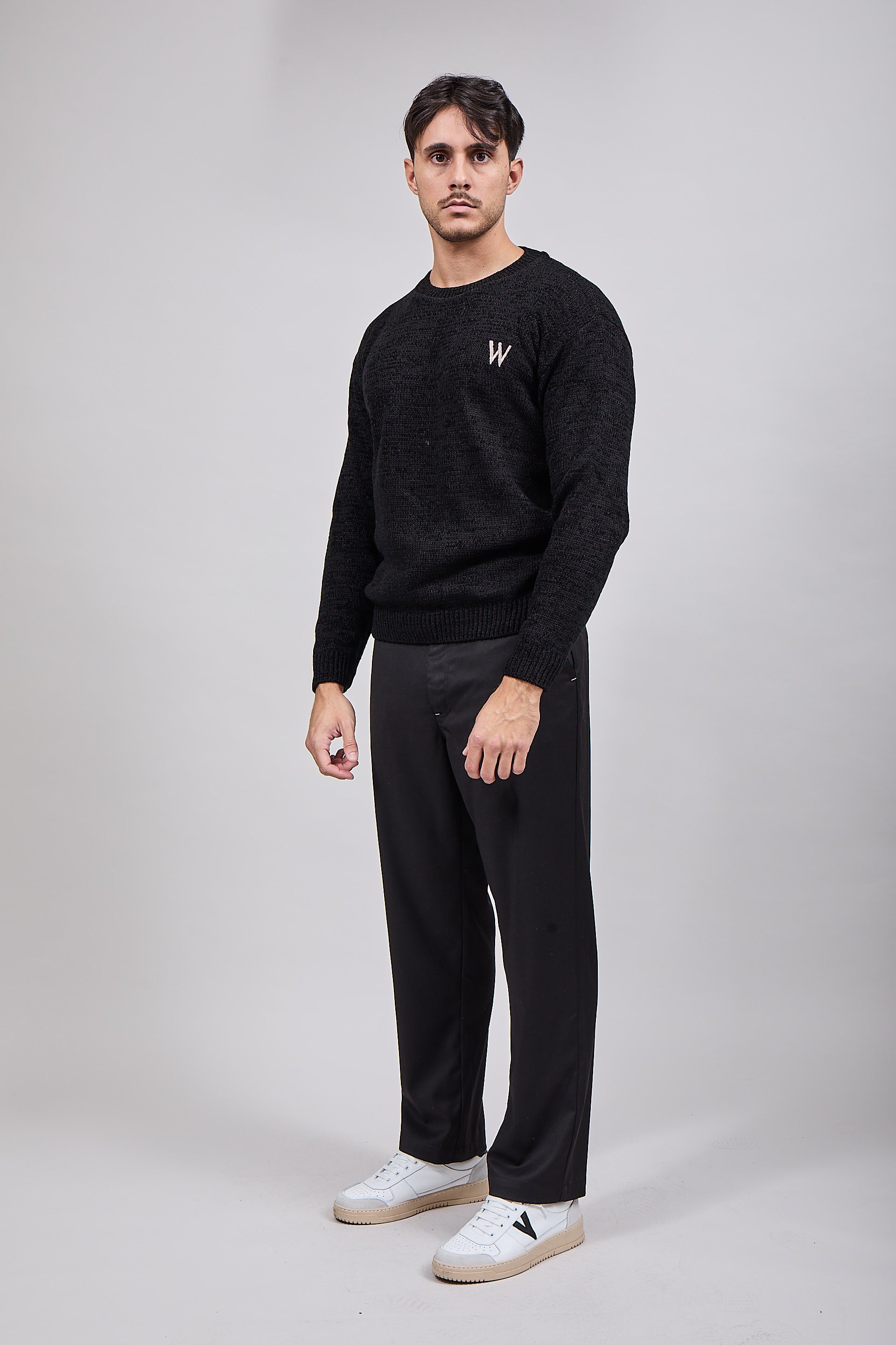 Maglione Why Not Brand Ciniglia Nero 47