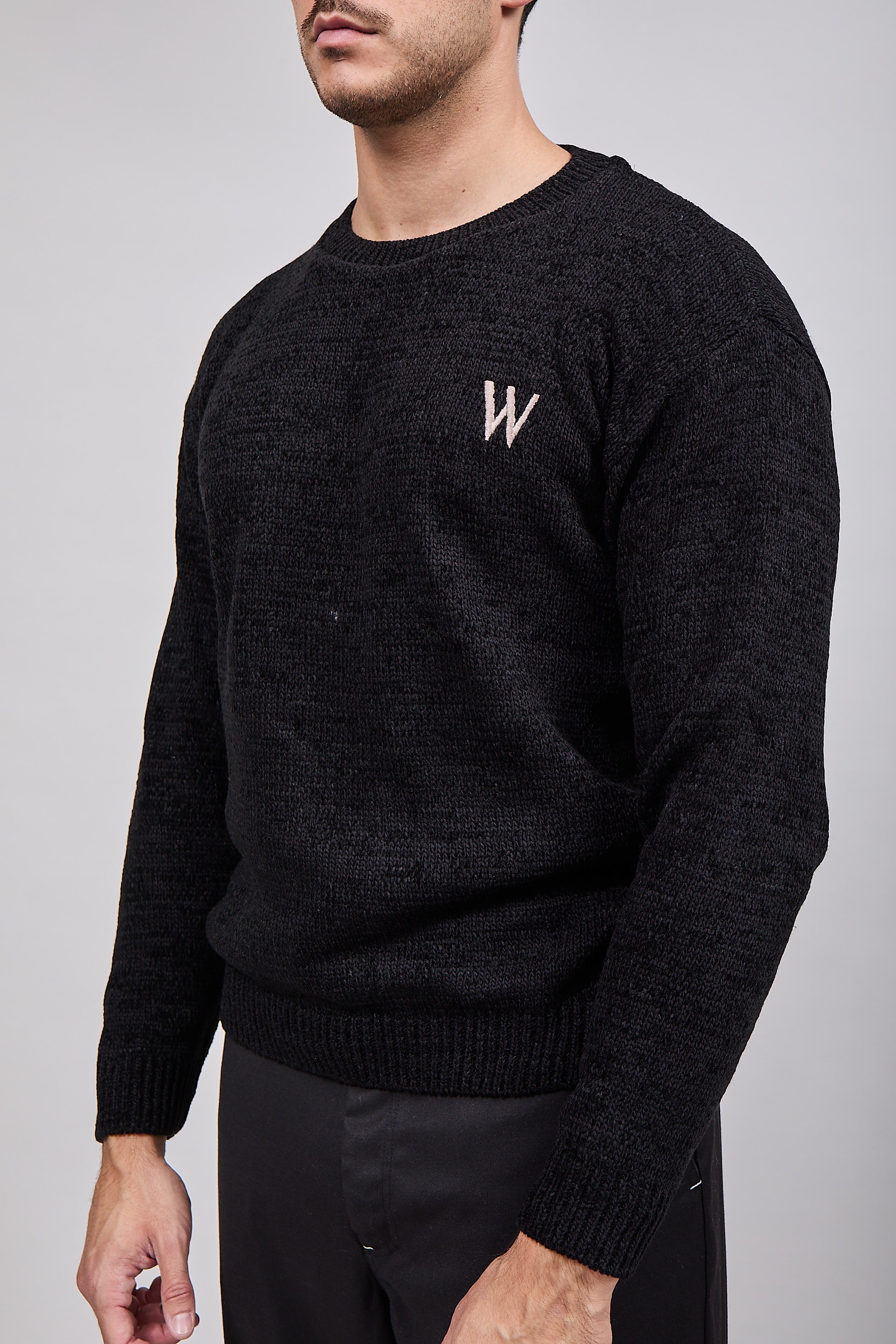 Maglione Why Not Brand Ciniglia Nero 47