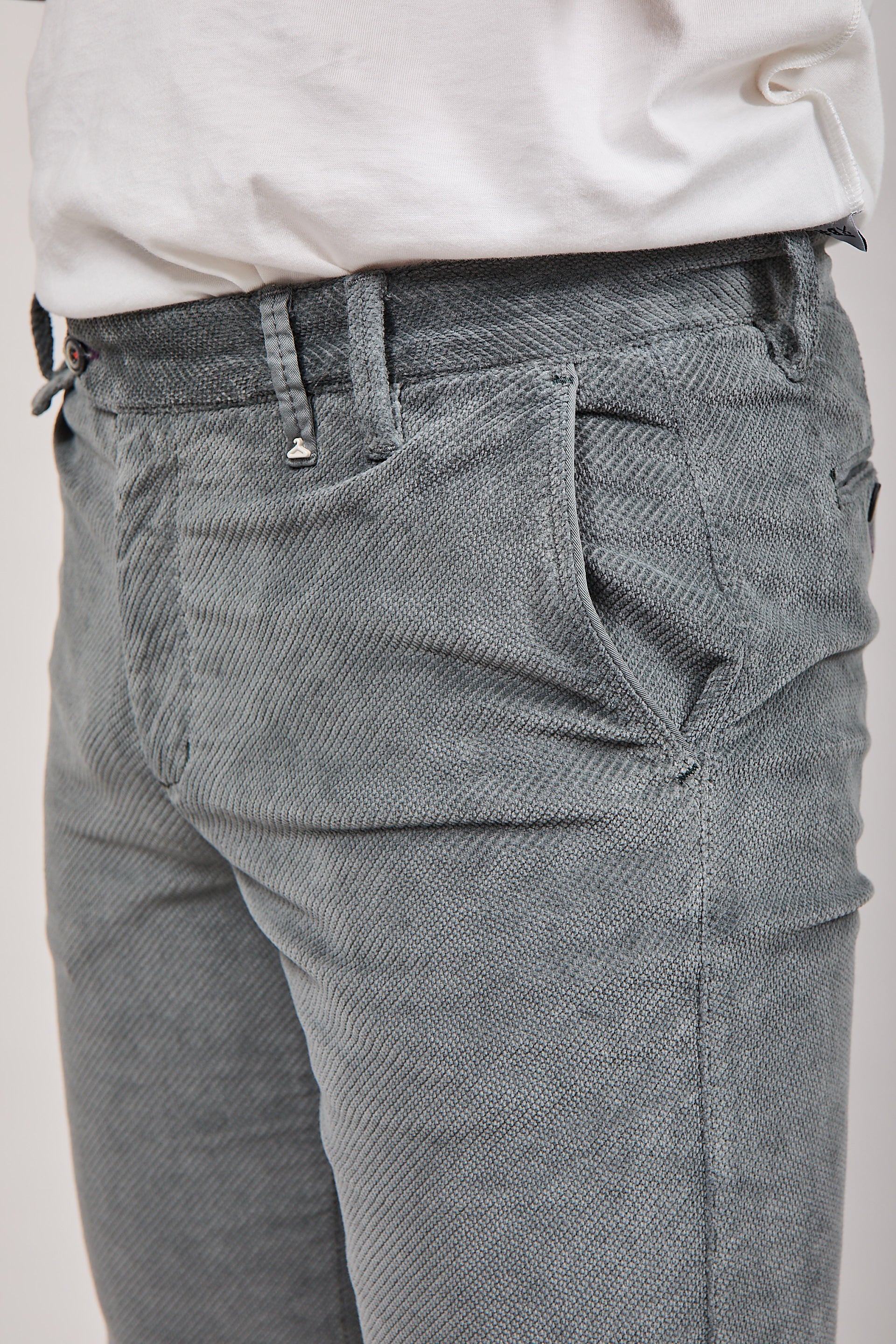 Pantalone velluto Berna chinos 118 Topo