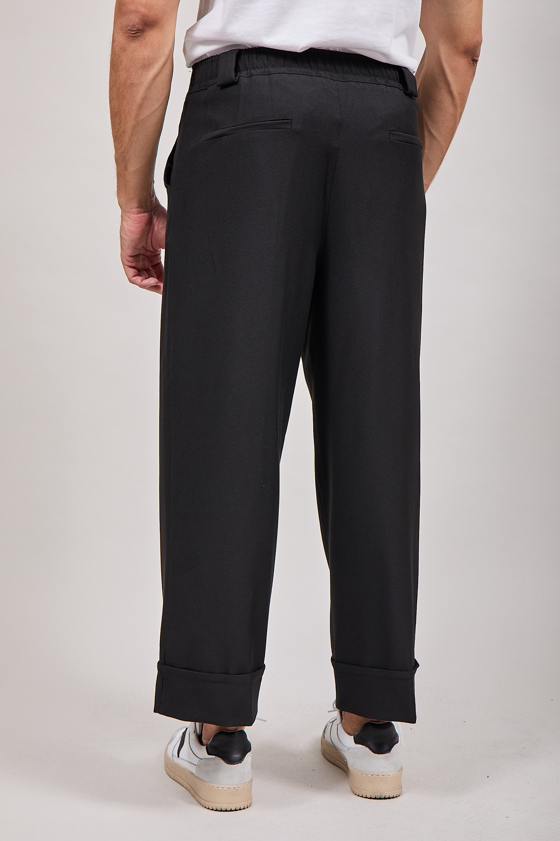 Pantalone NJB Risvolto Nero