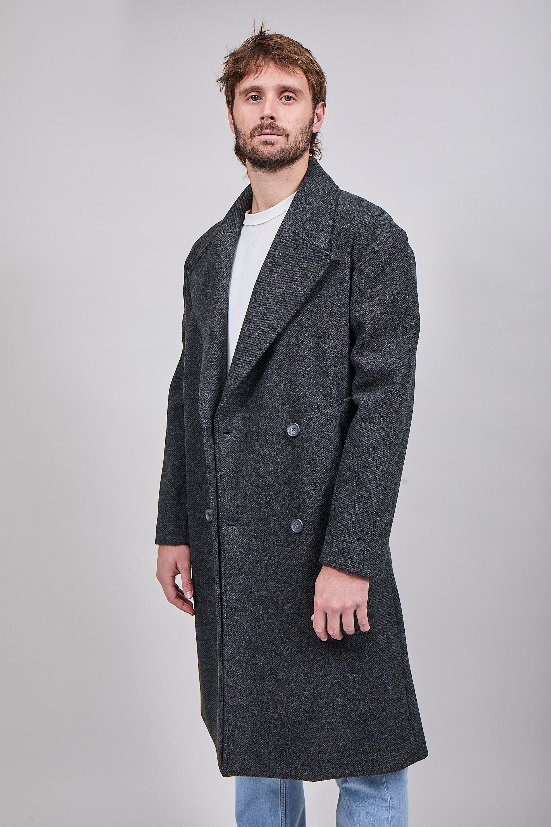 Cappotto Imperial Doppiopetto Grigio 993