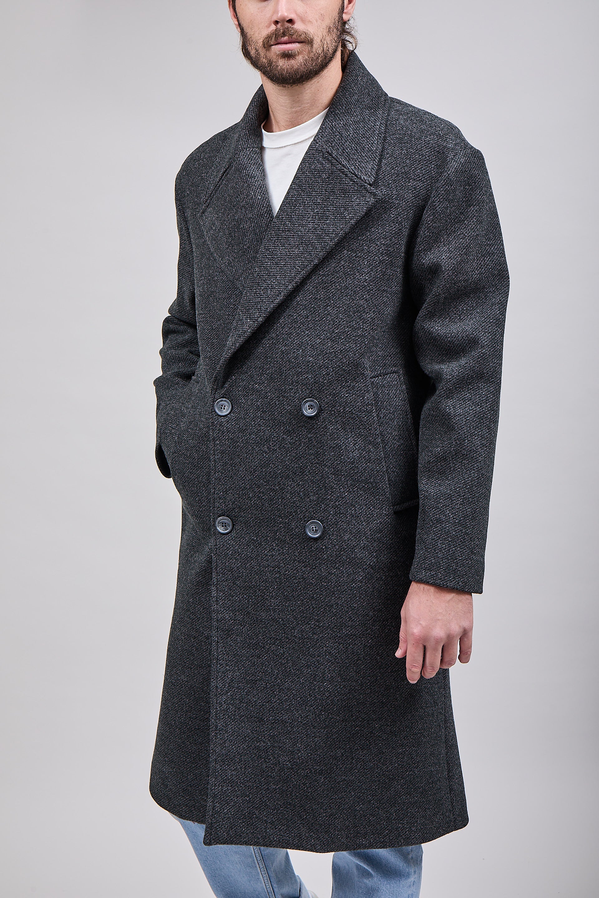 Cappotto Imperial Doppiopetto Grigio 993
